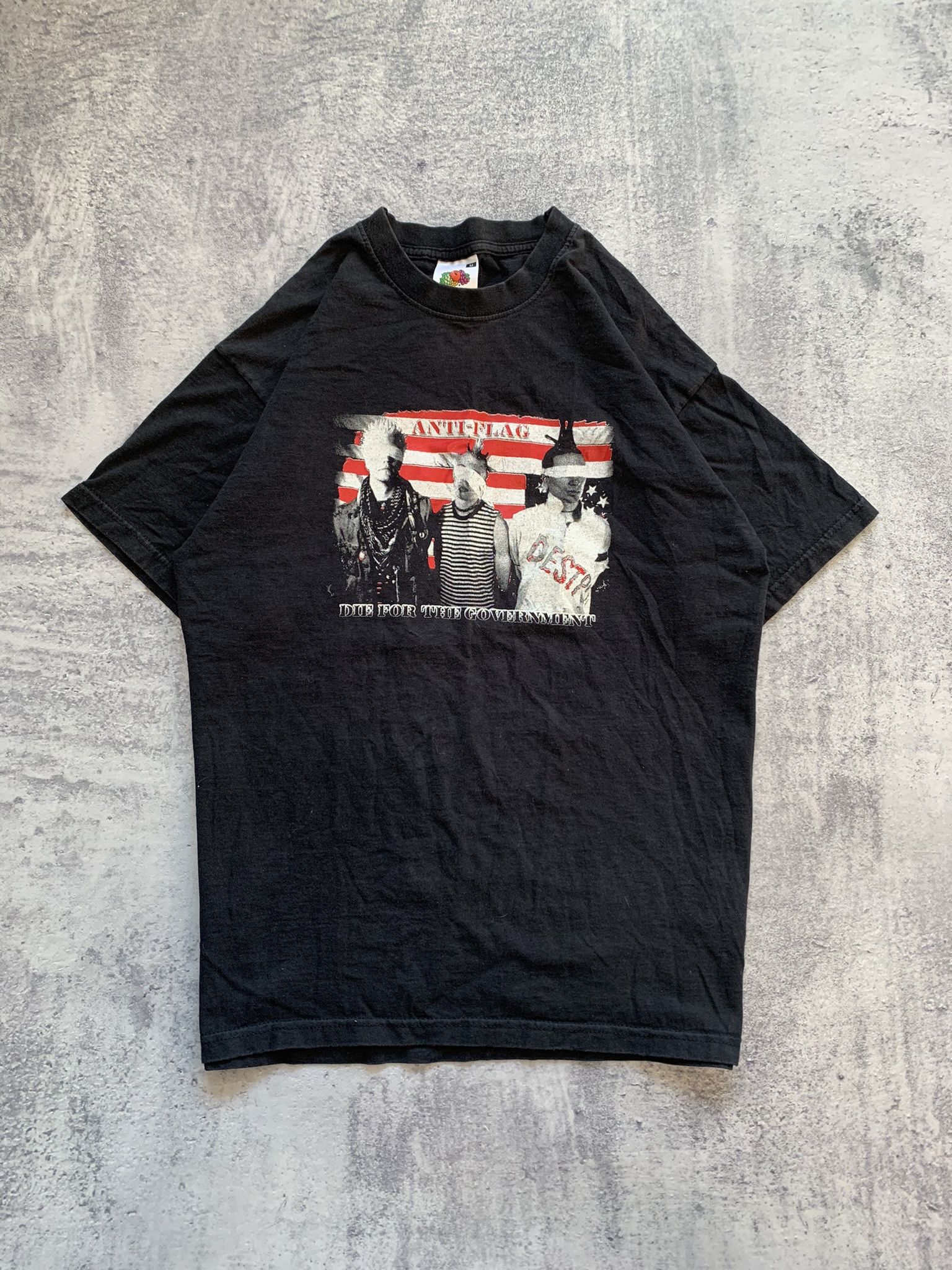 Fruit Of The Loom Anti Flag Die For The Government Band Shirt Men's M Size US M / EU 48-50 / 2 - 1 Thumbnail