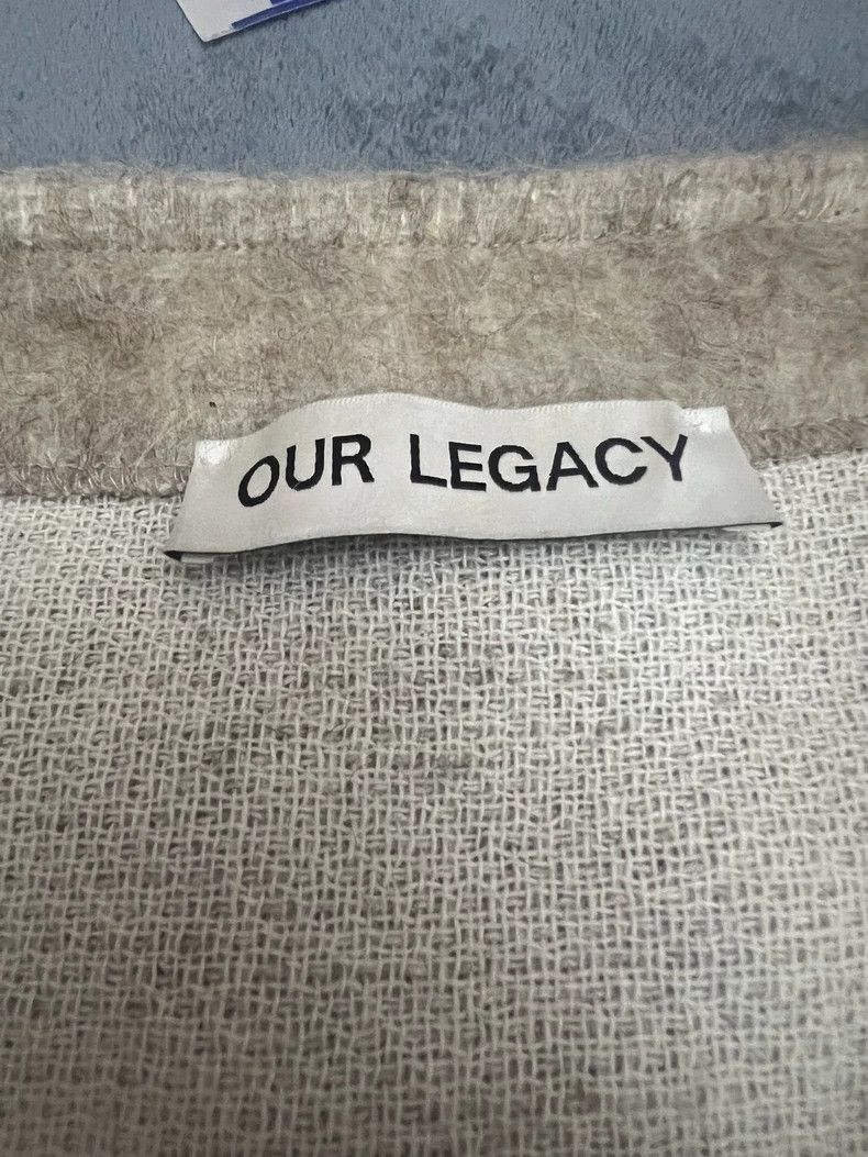 Our Legacy our legacy Mahai fur v-neck cardigan 2503-Nextarrow Size US L / EU 52-54 / 3 - 2 Thumbnail