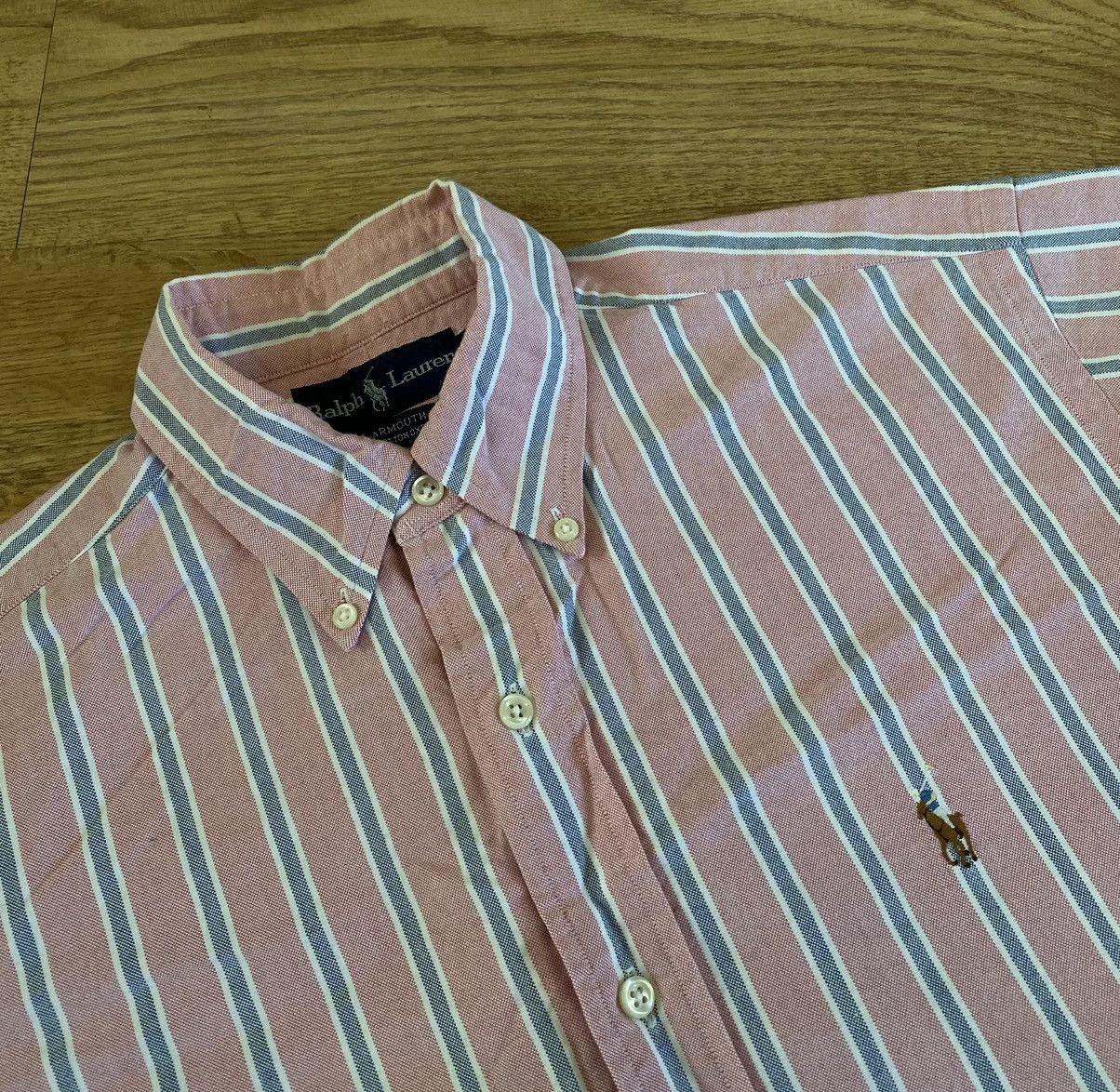 Polo Ralph Lauren Polo Ralph Lauren Oxford Shirt x Vintage Size US XL / EU 56 / 4 - 1 Thumbnail