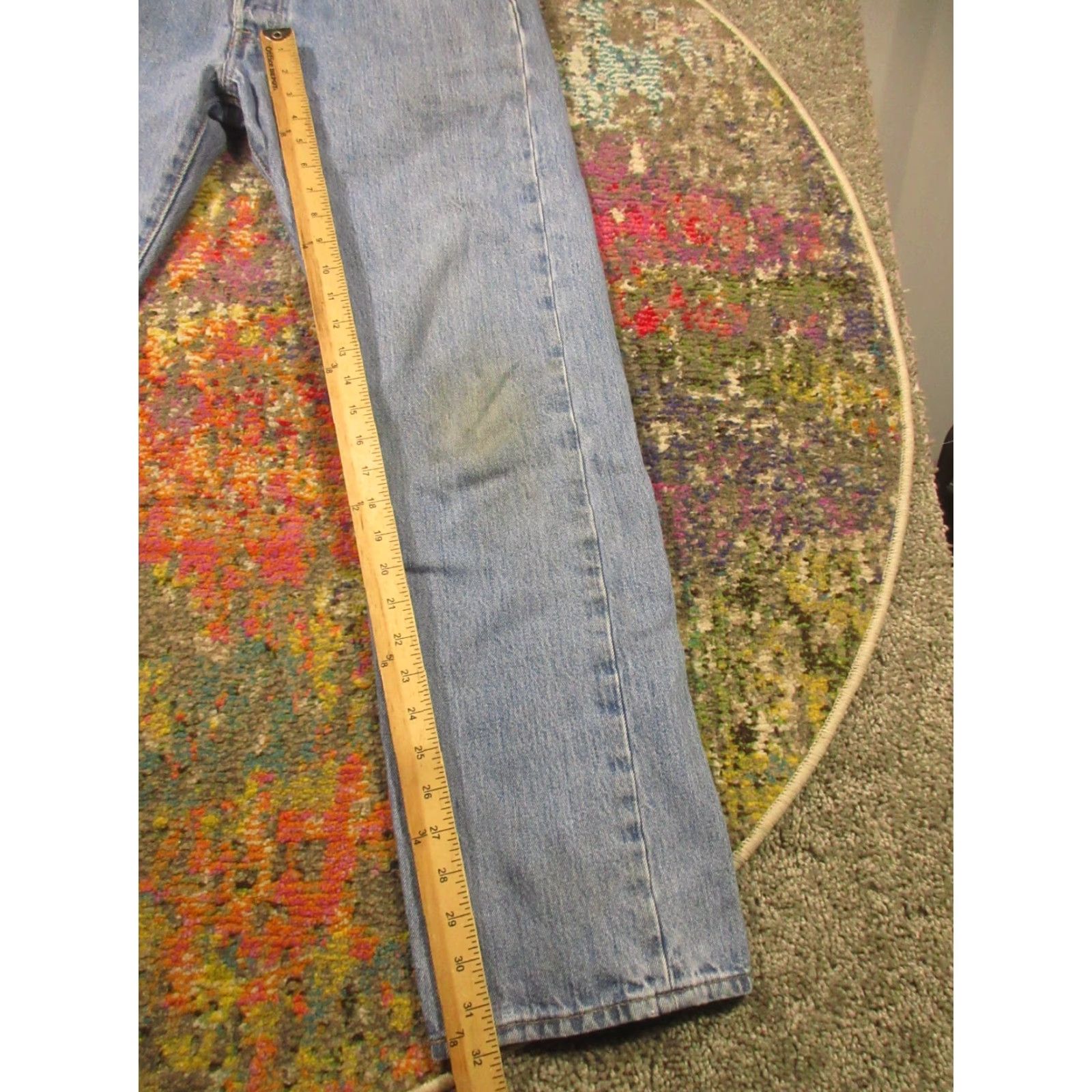 Levi's VINTAGE Levi's 501 Jeans 34x32 501 Original Fit Denim Pants Mens Blue Cotton Button Fly Straight 5-Pocket Americana USA 34 Mens Size US 34 / EU 50 - 7 Thumbnail