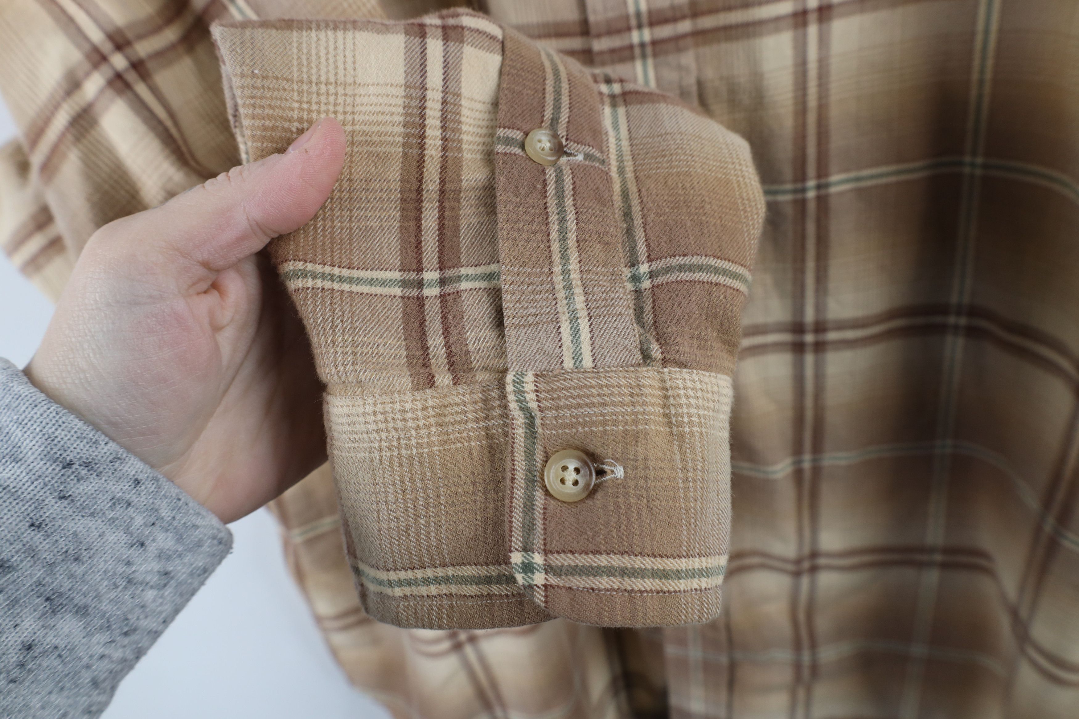 Ralph Lauren × Vintage Vintage 90s Ralph Lauren Flannel Collared Button Down Shirt Size US XXL / EU 58 / 5 - 8 Thumbnail