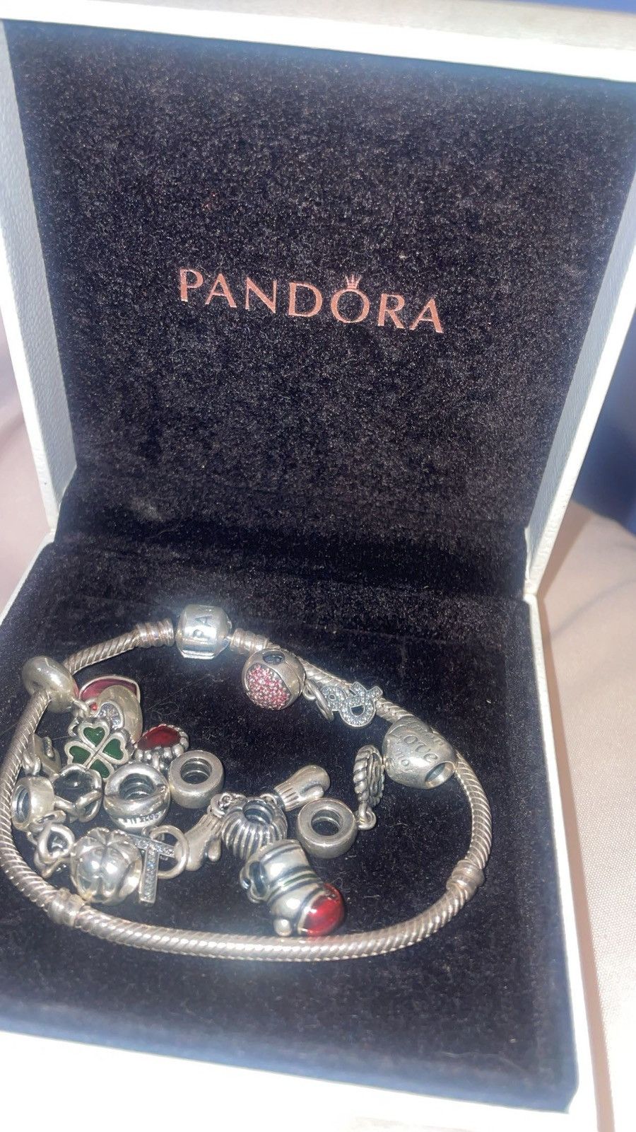 pandora Pandora bracelet with charms Size ONE SIZE - 1 Preview
