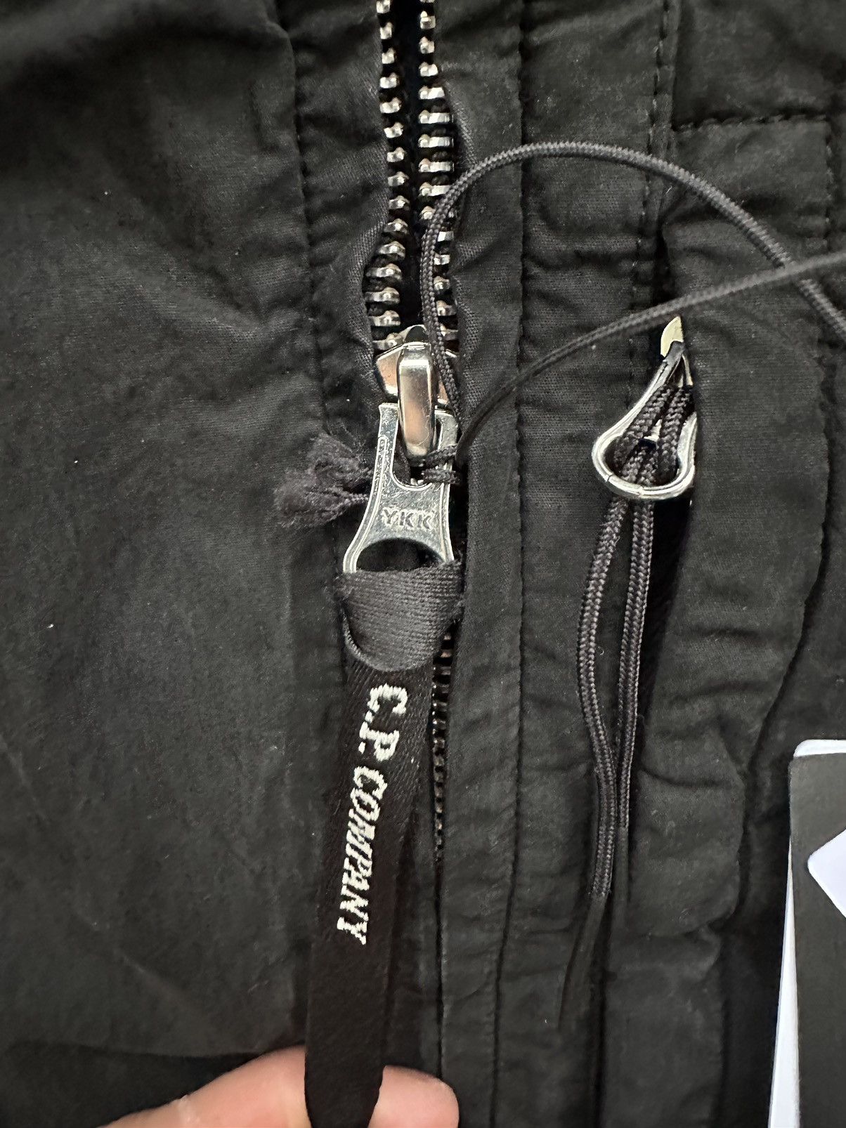 C.P. Company C.P. COMPANY 50 Fili Rubber Hooded Black Jacket Size US M / EU 48-50 / 2 - 3 Thumbnail