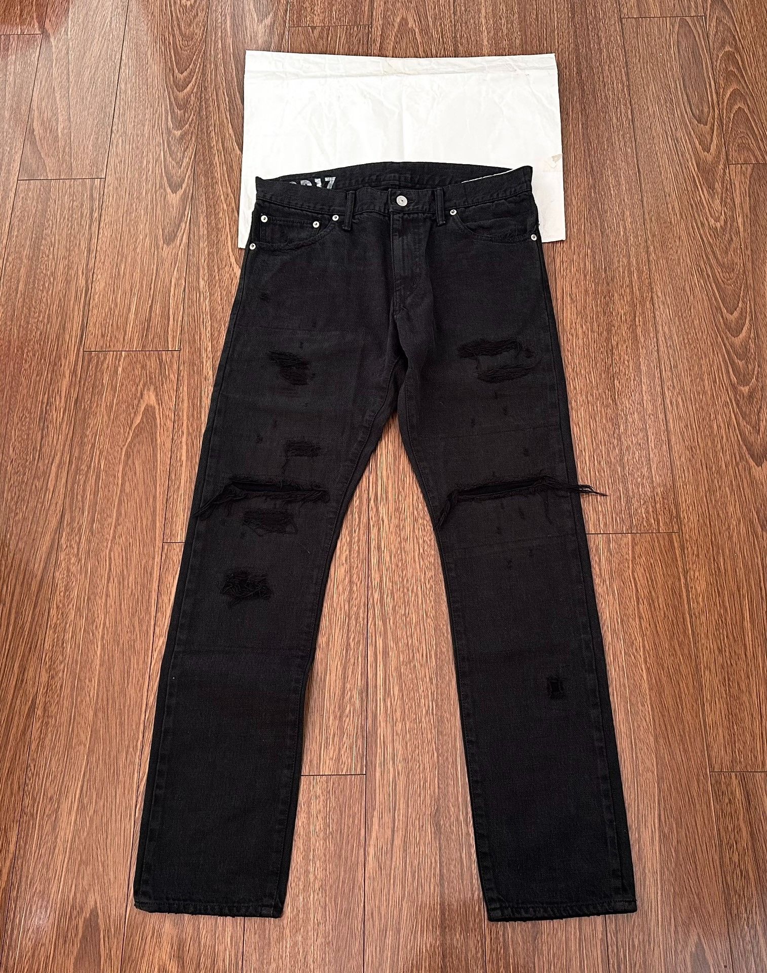 Visvim VISVIM 21SS SOCIAL SCULPTURE 12 BLK. jeans Nextarrow-2501 Size US 34 / EU 50 - 1 Thumbnail