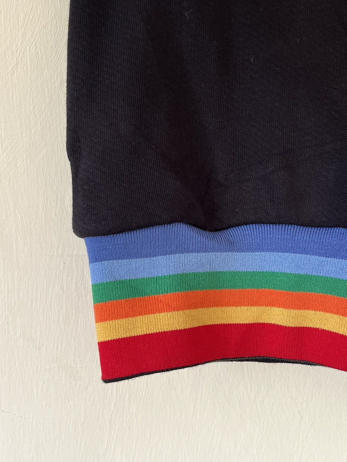 Loewe Loewe Rainbow black rip zip hoodie Size US M / EU 48-50 / 2 - 7 Thumbnail