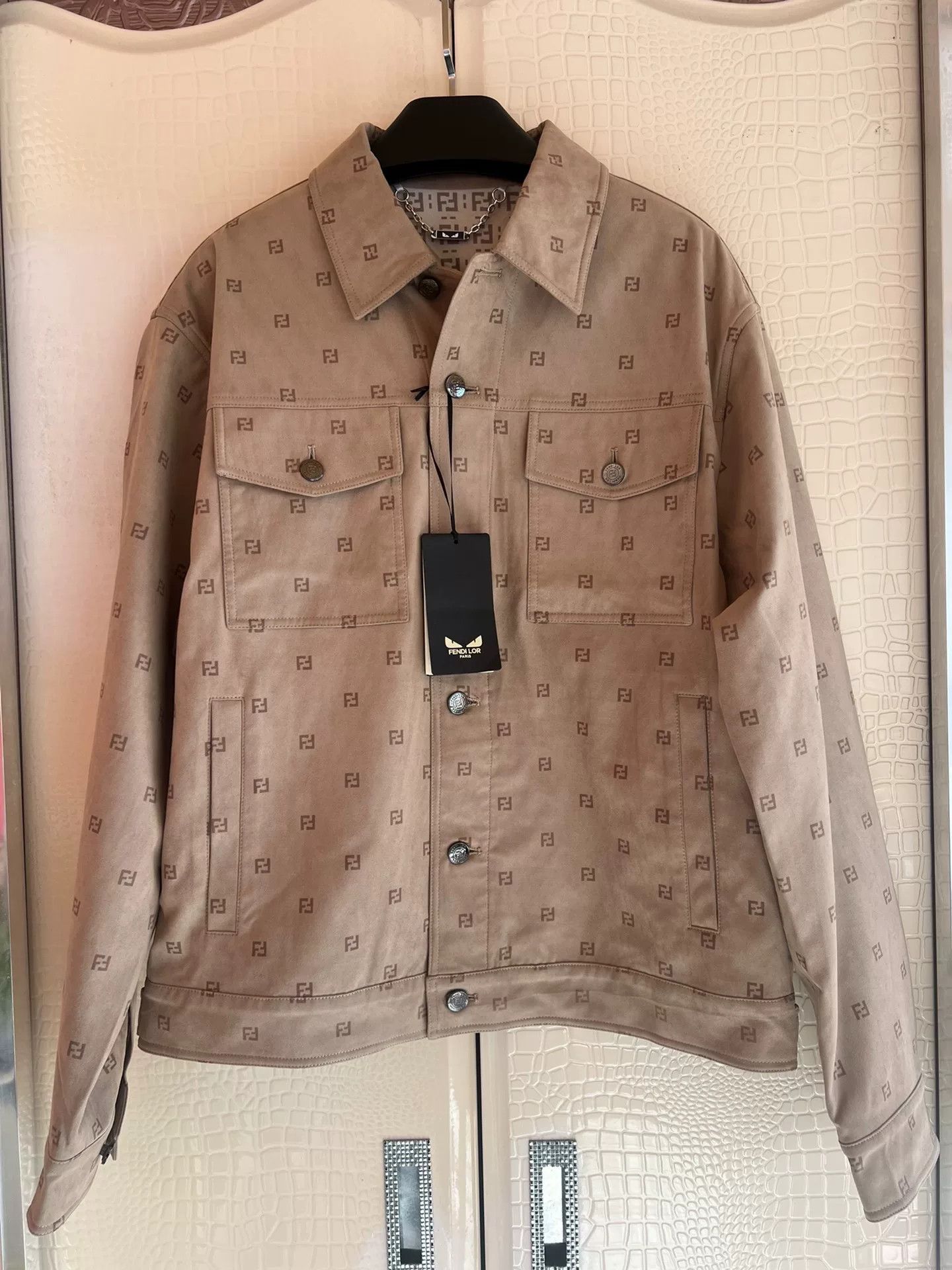 Fendi FENDI LOR Suede Monster Jacket Size US M / EU 48-50 / 2 - 1 Thumbnail