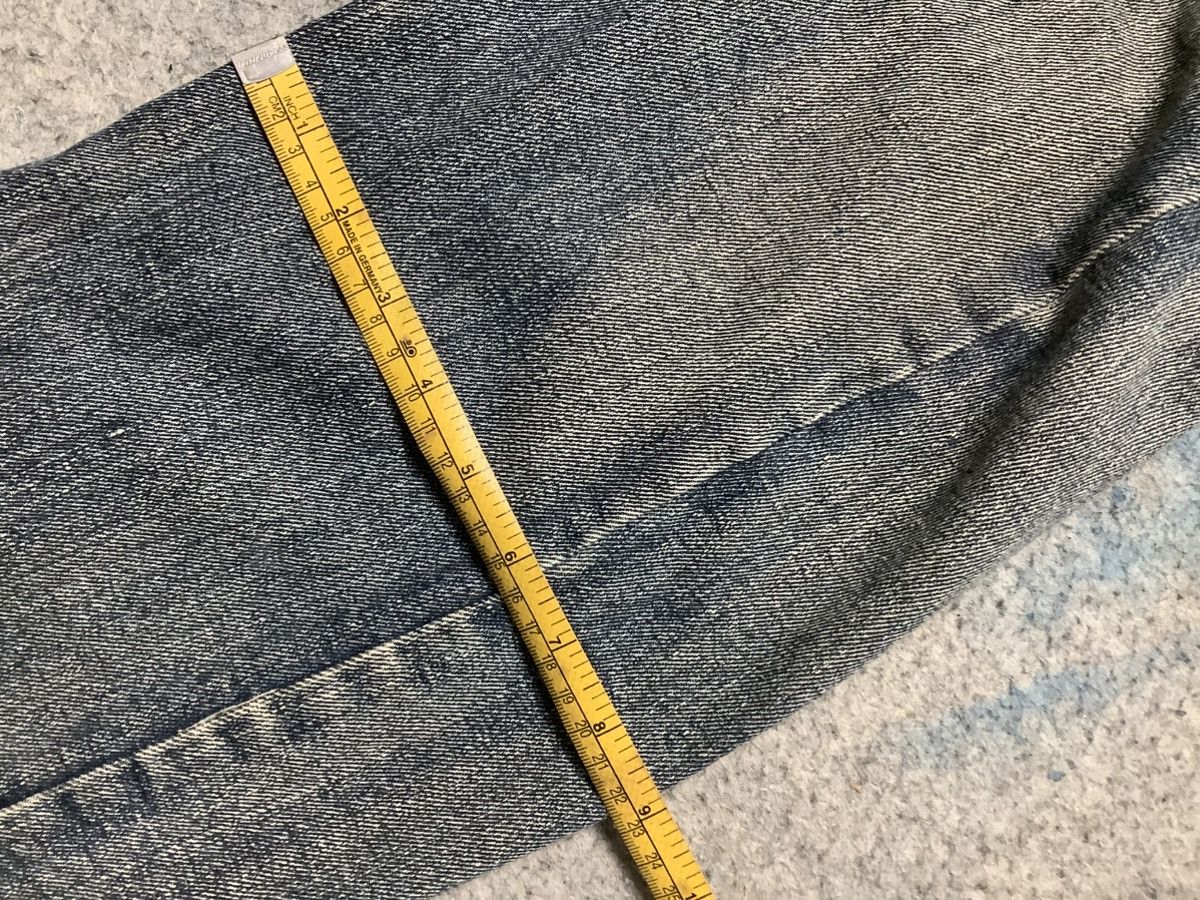 If Six Was Nine × KMRii × PPFM Vintage Y2K Breath Mint Double Waist Spiral Cut Denim Jeans Size US 35 - 16 Thumbnail