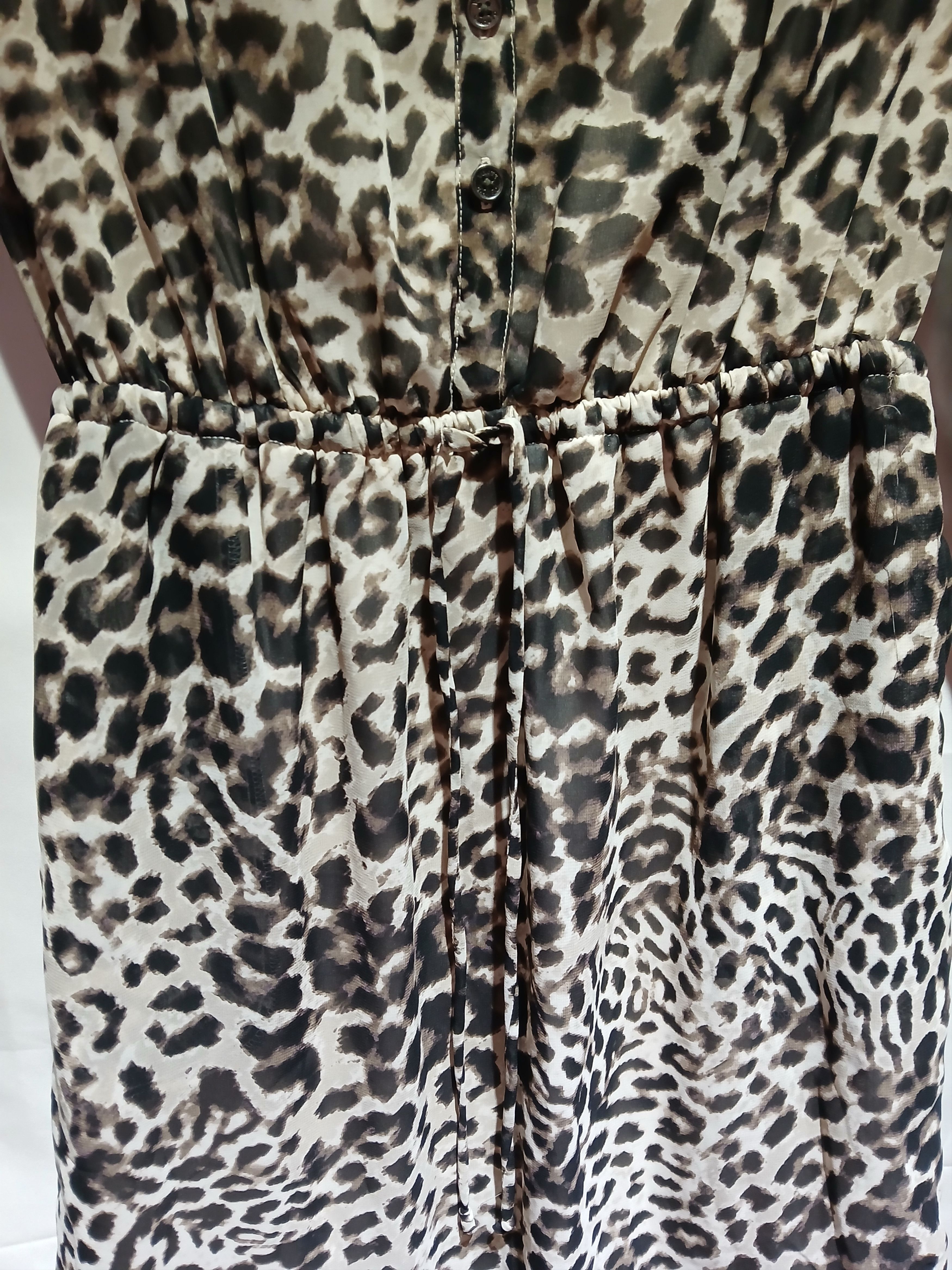 Vince Camuto Vince camuto leopard print shirt dress size 4 Size S / US 4 / IT 40 - 2 Thumbnail