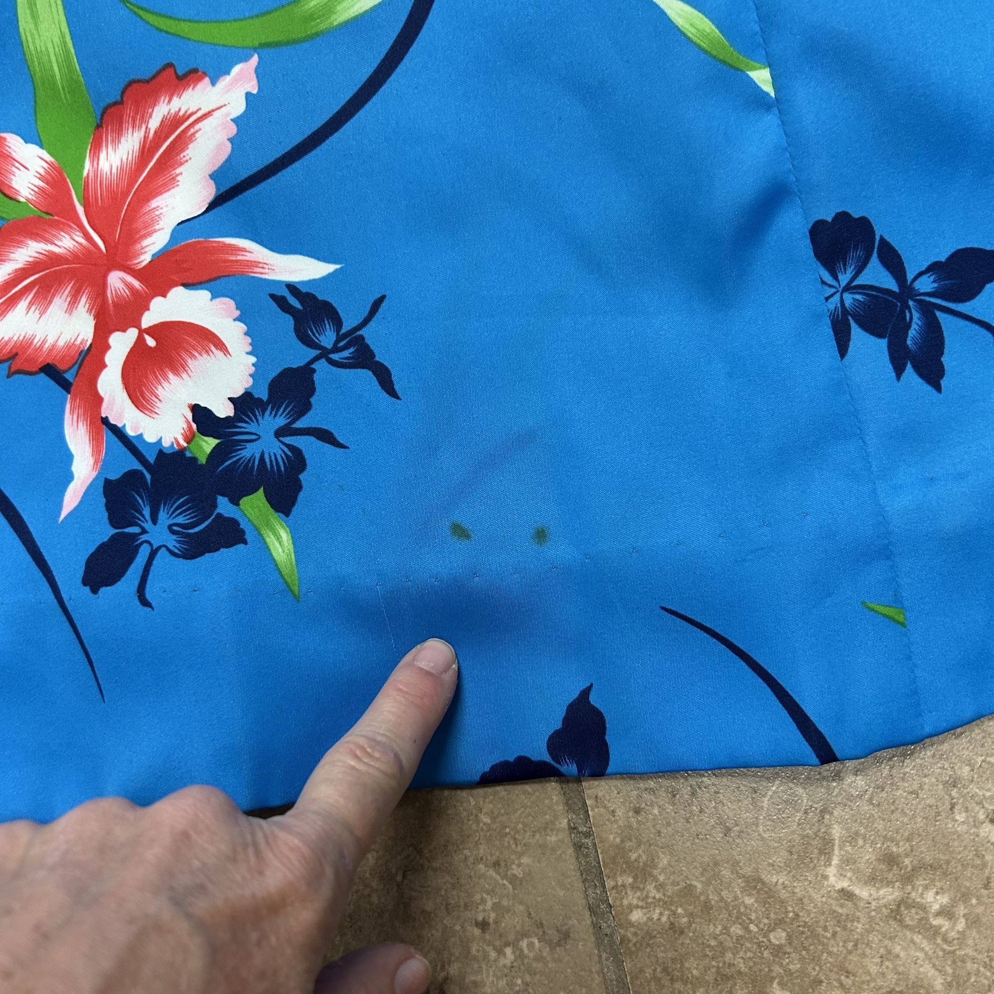 Other 60 70's Hilo Hatties FLORAL Hawaiian Wedding Dress MAXI 14 Size XL / US 12-14 / IT 48-50 - 9 Thumbnail