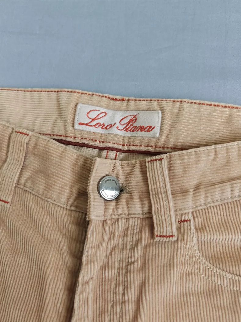 Loro Piana LORO PIANA Men's corduroy casual trousers Size US 30 / EU 46 - 3 Thumbnail