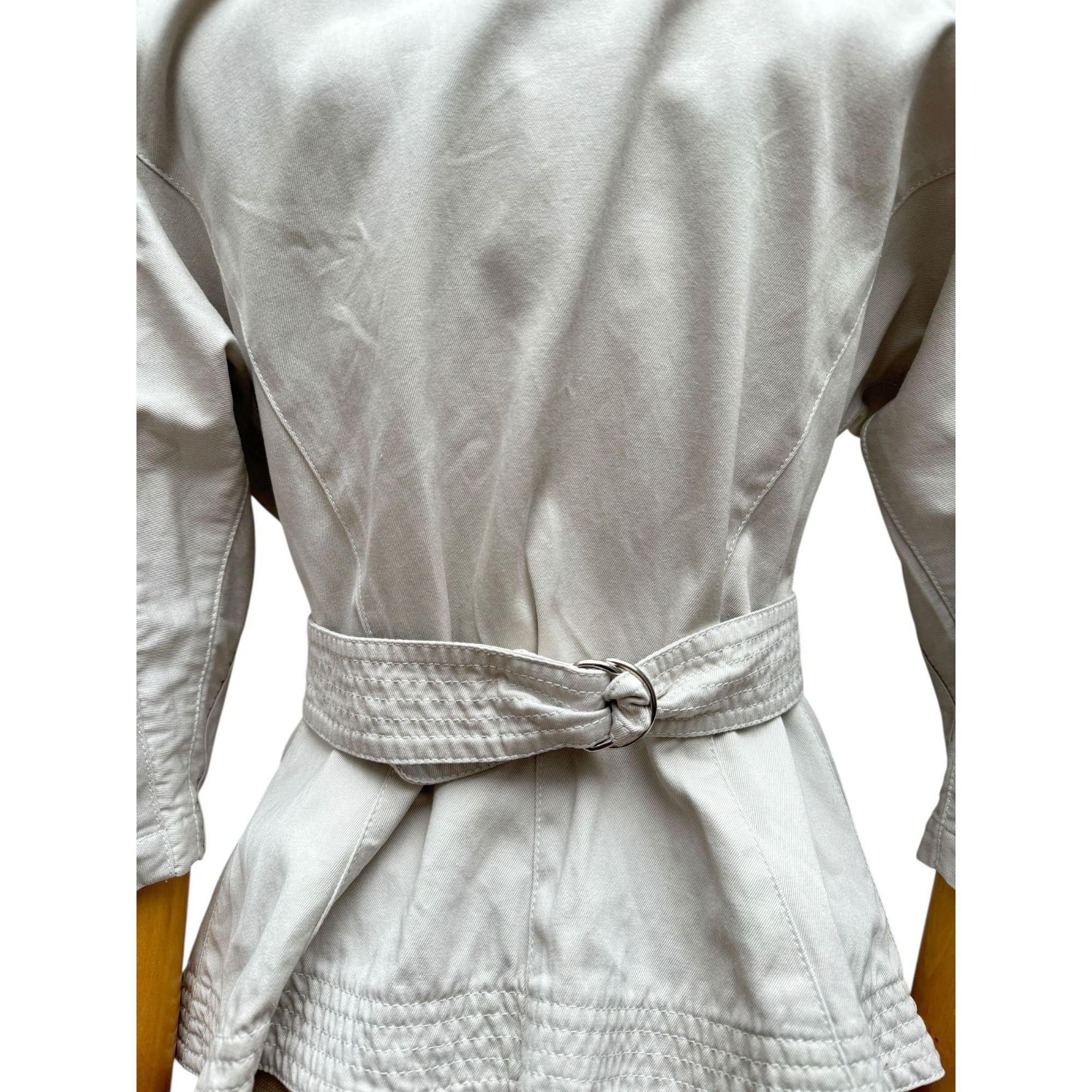 Thierry Mugler Vintage Grey Sculptural Jacket Size M / US 6-8 / IT 42-44 - 5 Thumbnail