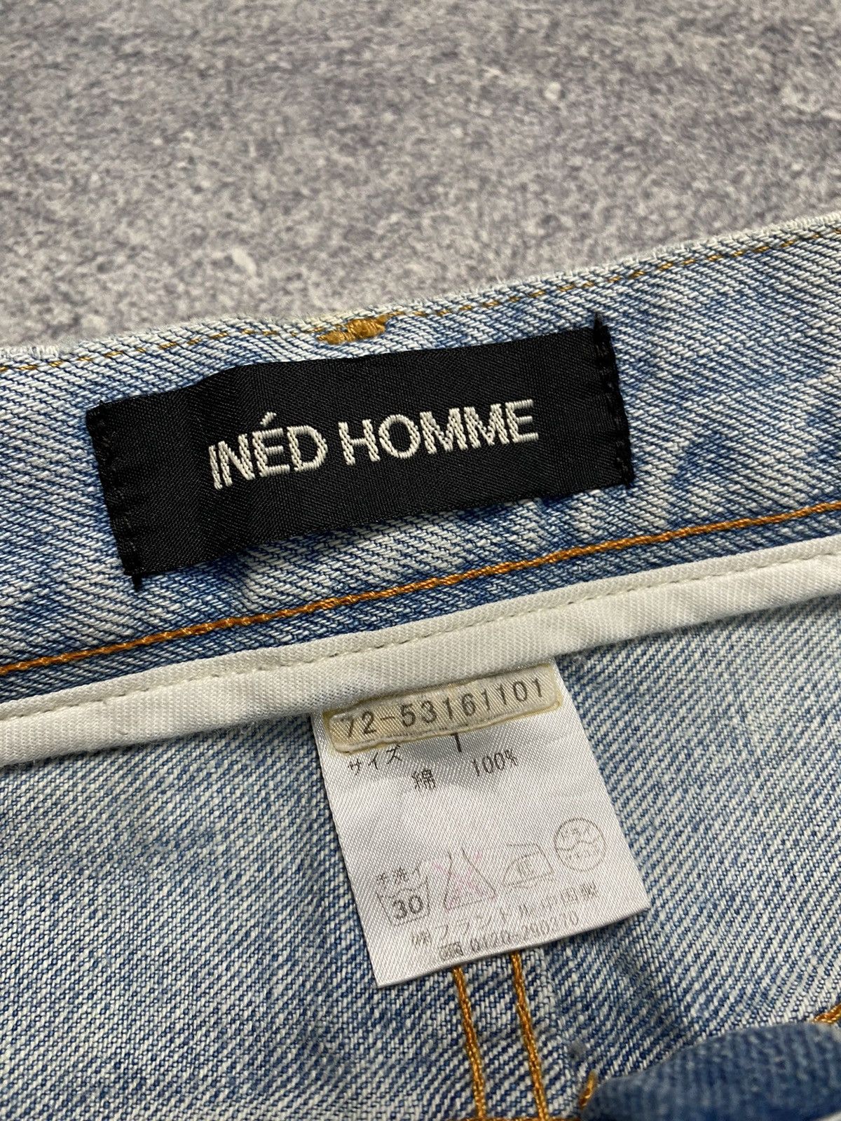 Yohji Yamamoto Vintage Ined Homme by Yohji Yamamoto Denim Flare Pant Size US 30 / EU 46 - 9 Thumbnail