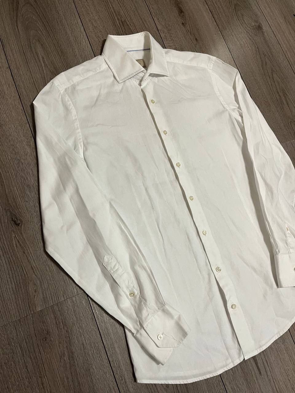 Hackett Hackett Mayfair Button-Up Shirt Men's Slim Fit White Size US S / EU 44-46 / 1 - 1 Thumbnail