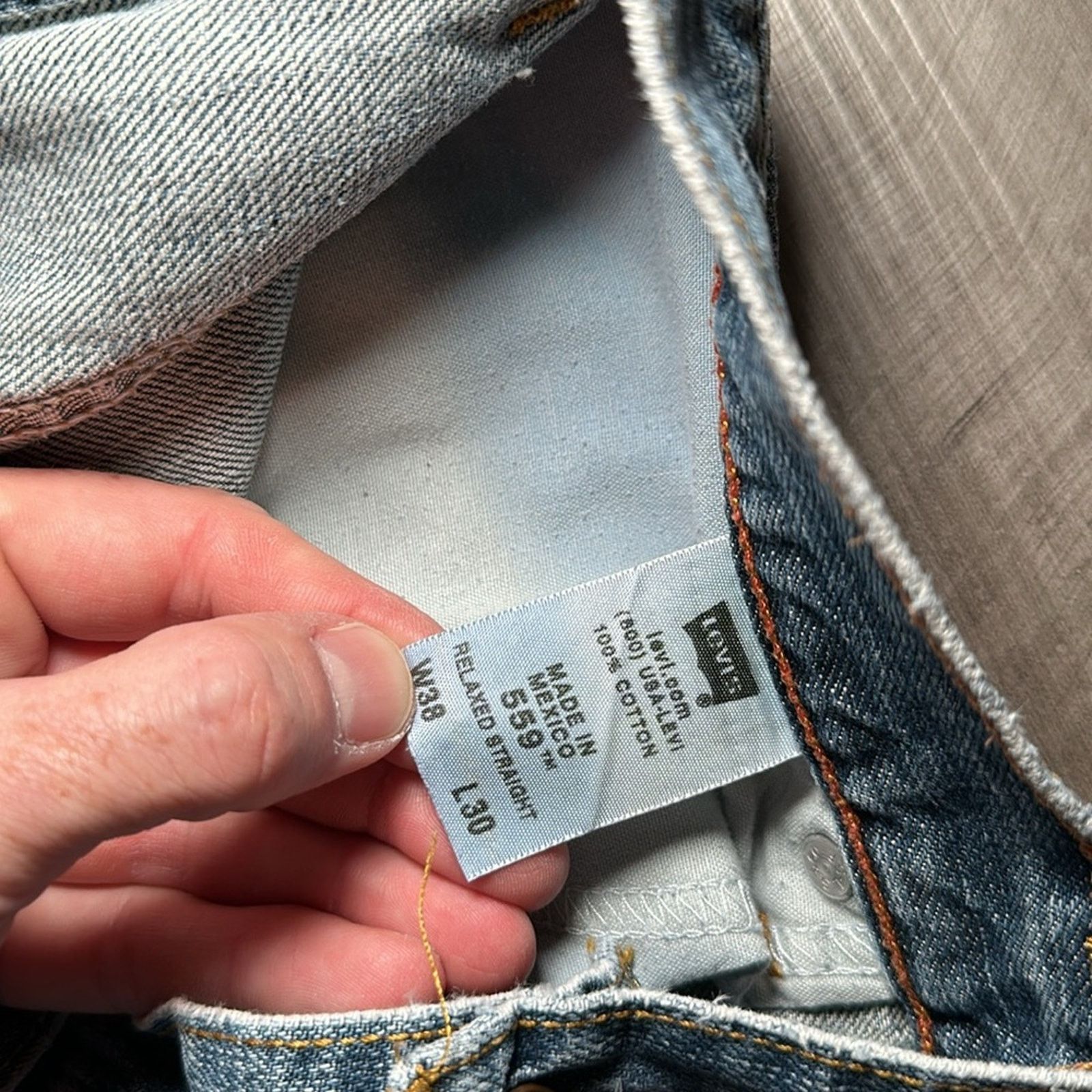 Levi's Levi’s 559 Relaxed Straight Jeans - 38x30 Size US 38 / EU 54 - 9 Thumbnail