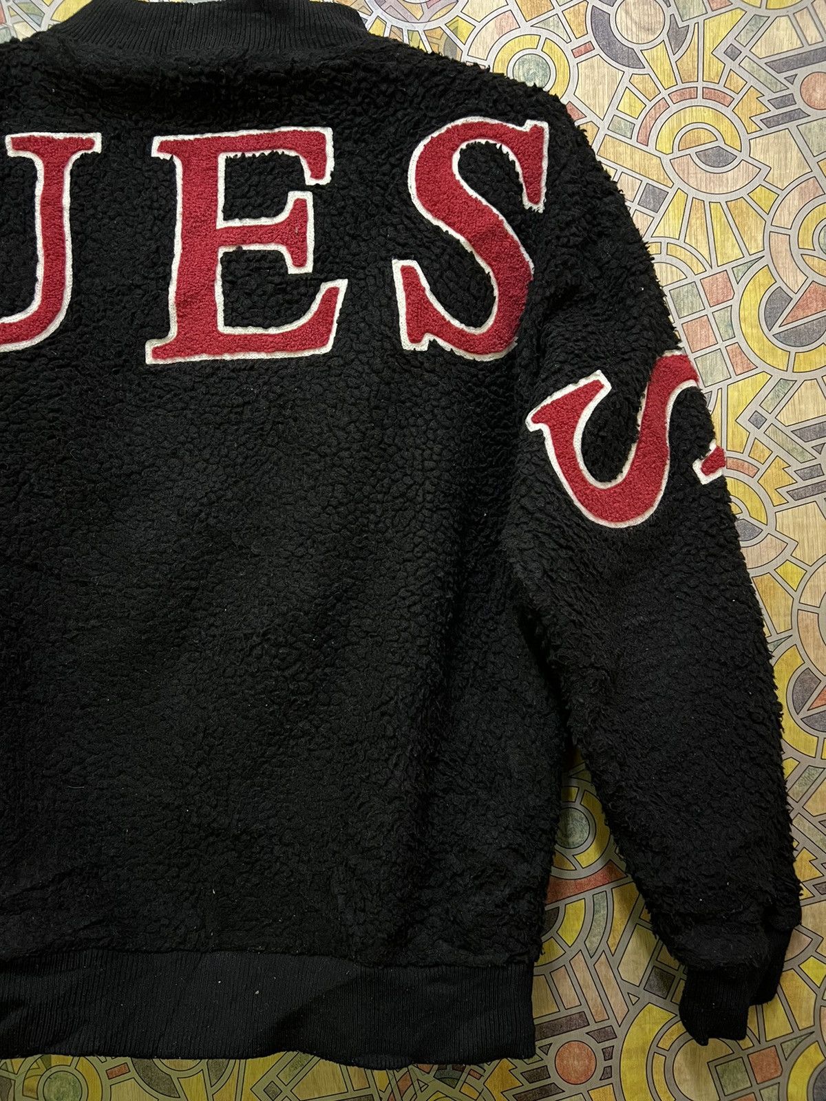 Guess Extremely rare GUESS Ges jacket Boa fleece outerwear GJ31 Size US L / EU 52-54 / 3 - 13 Thumbnail