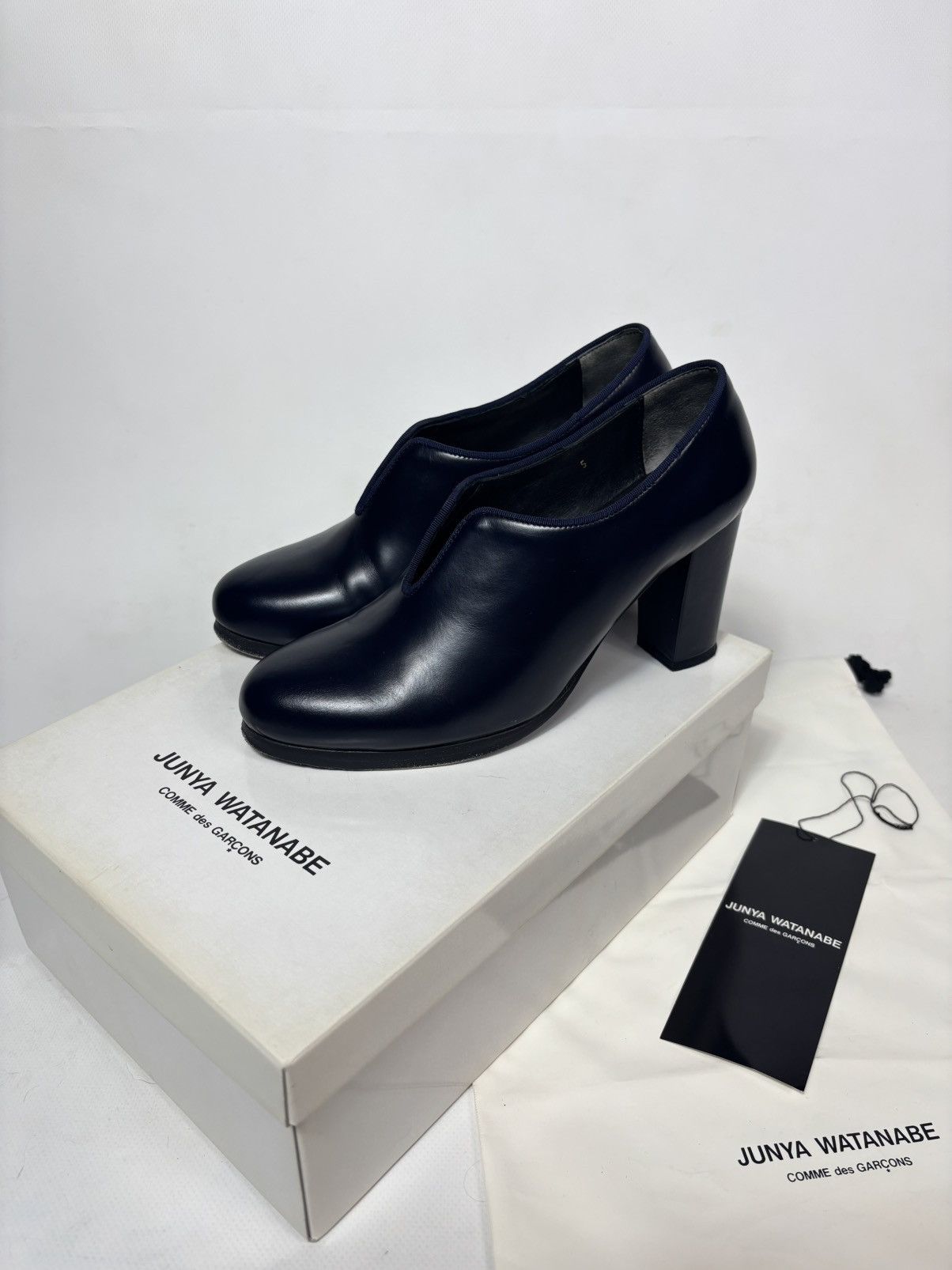 Junya Watanabe Junya Watanabe Comme Des Garçons Cowhide Heels Mainline Archive Size US 7 / IT 37 - 1 Thumbnail