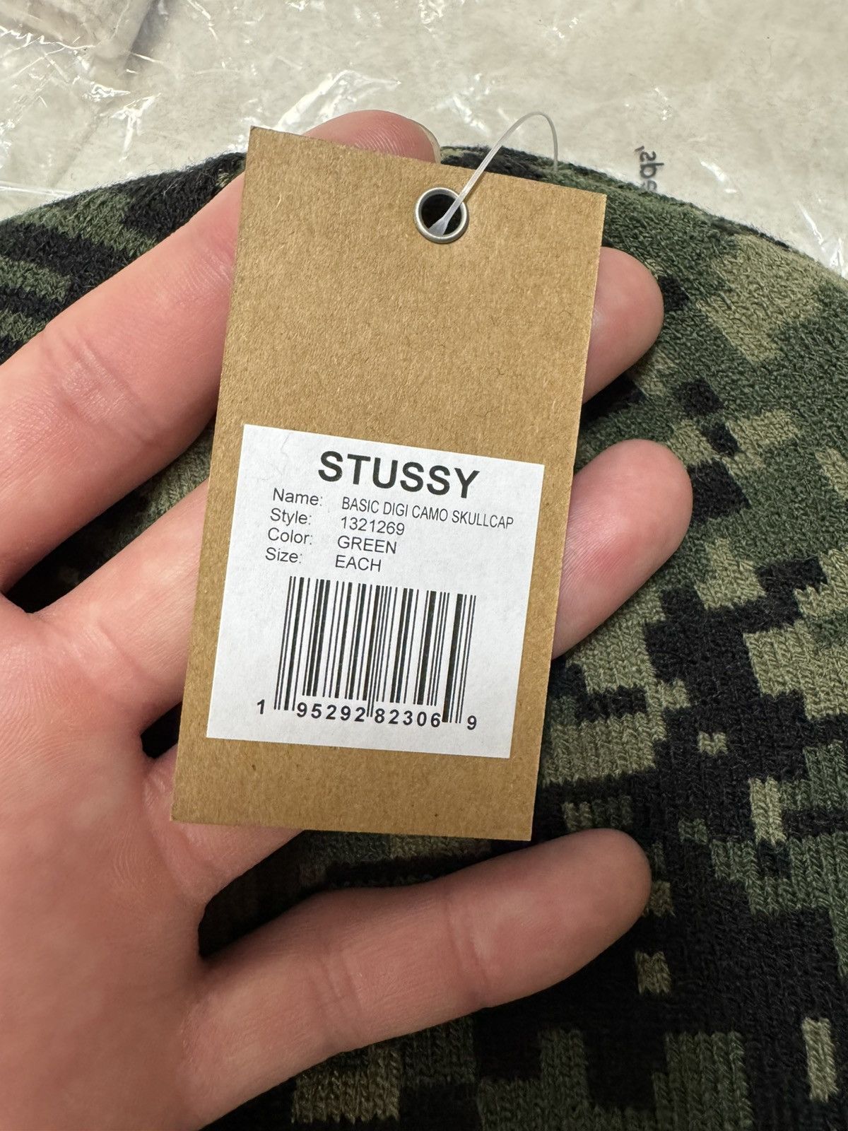 Stussy Stussy green digi camo beanie Size ONE SIZE - 5 Thumbnail