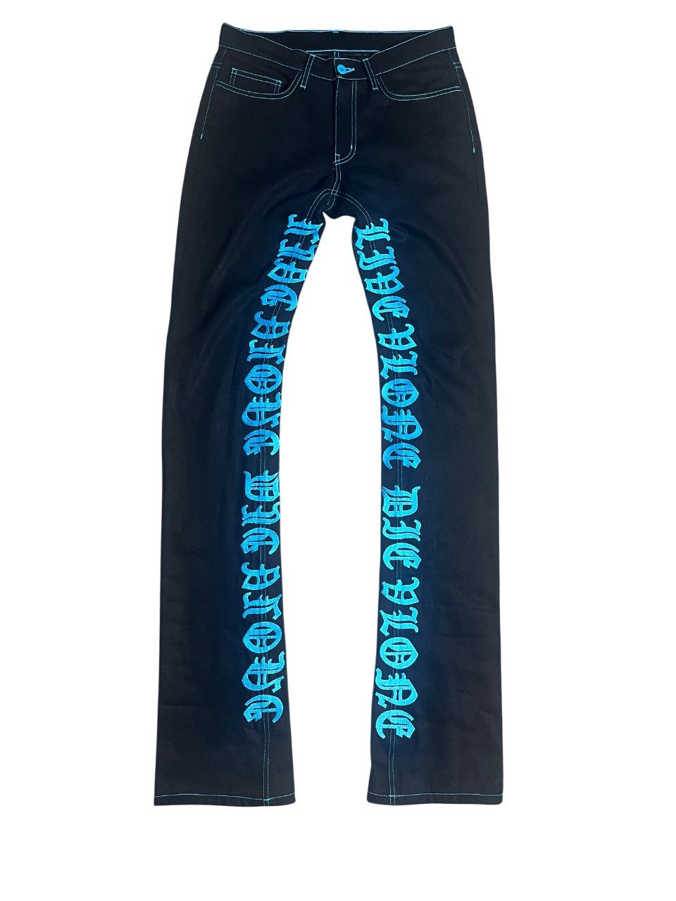 Vlone 2018 Vlone Old English Denim Size US 30 / EU 46 - 1 Thumbnail