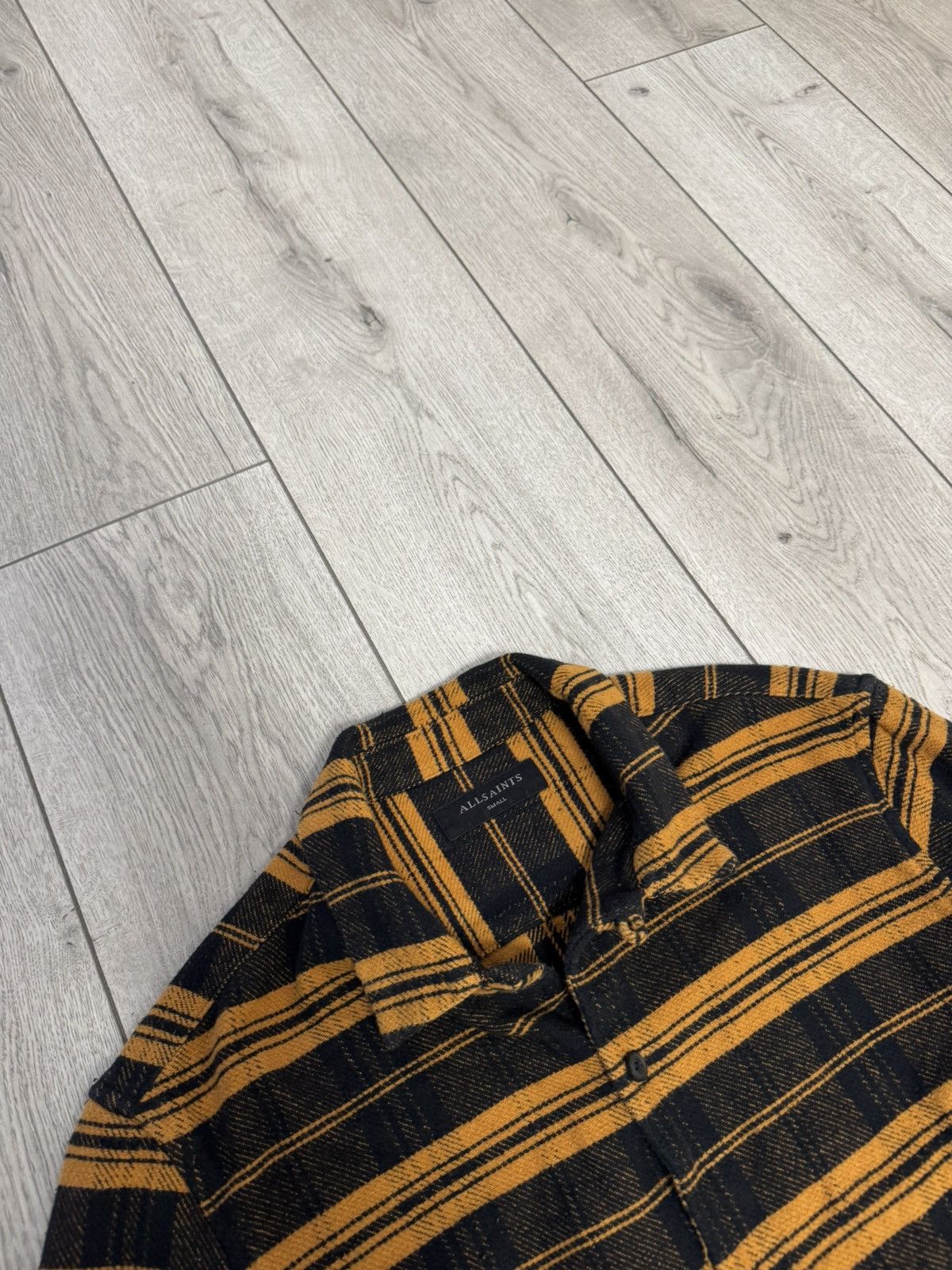 Allsaints Vintage Allsaints Flannel Shirt Travis Scott Style Size US S / EU 44-46 / 1 - 4 Thumbnail