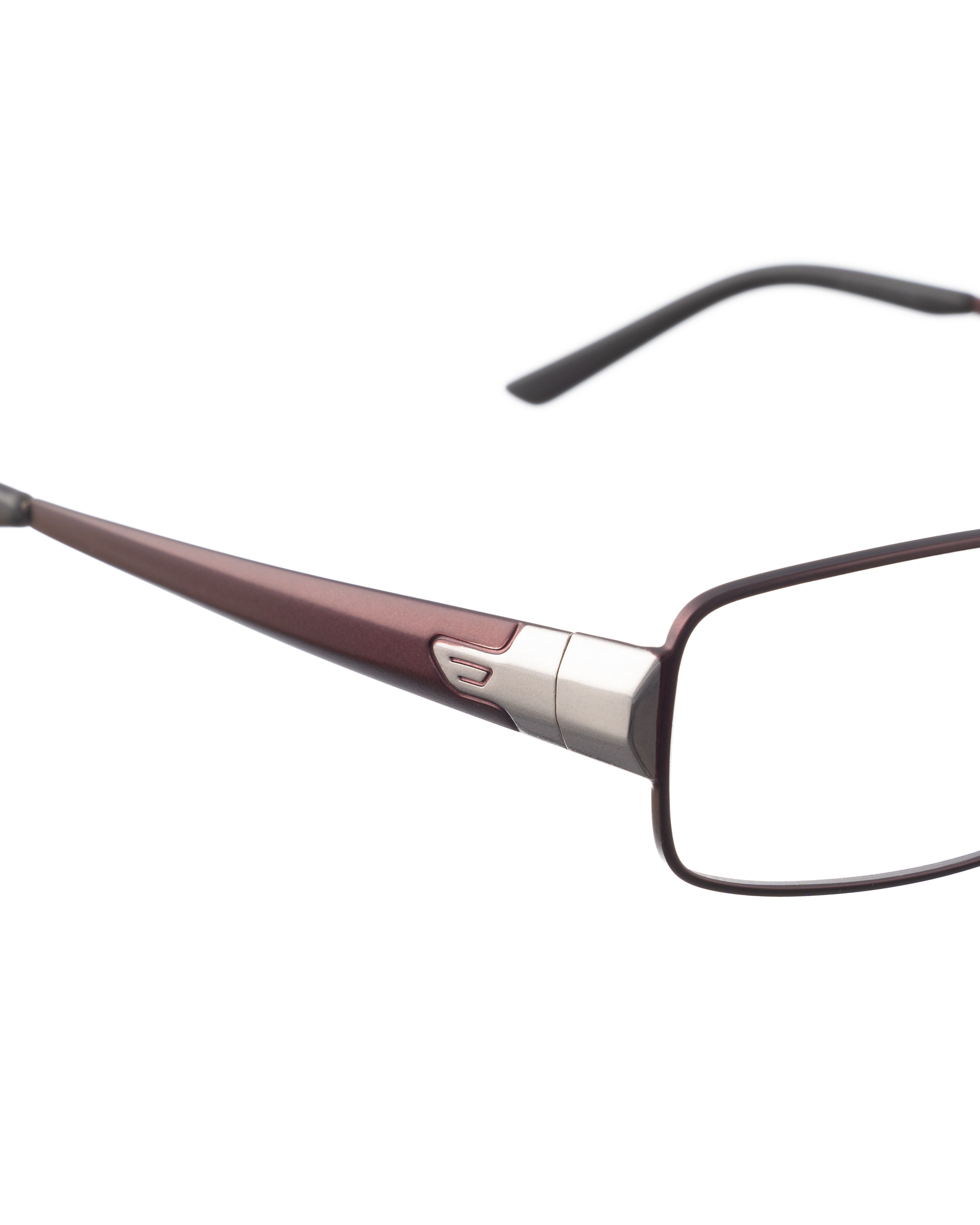 Diesel Diesel 90s Burgundy Purple Glasses with Silver Detail Size ONE SIZE - 2 Thumbnail