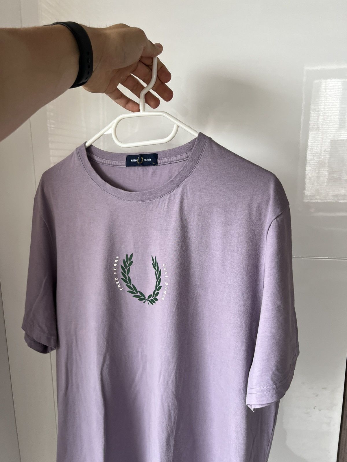Fred Perry Rare Central Logo Fred Perry Casual Lilian Tee Size US XL / EU 56 / 4 - 2 Thumbnail