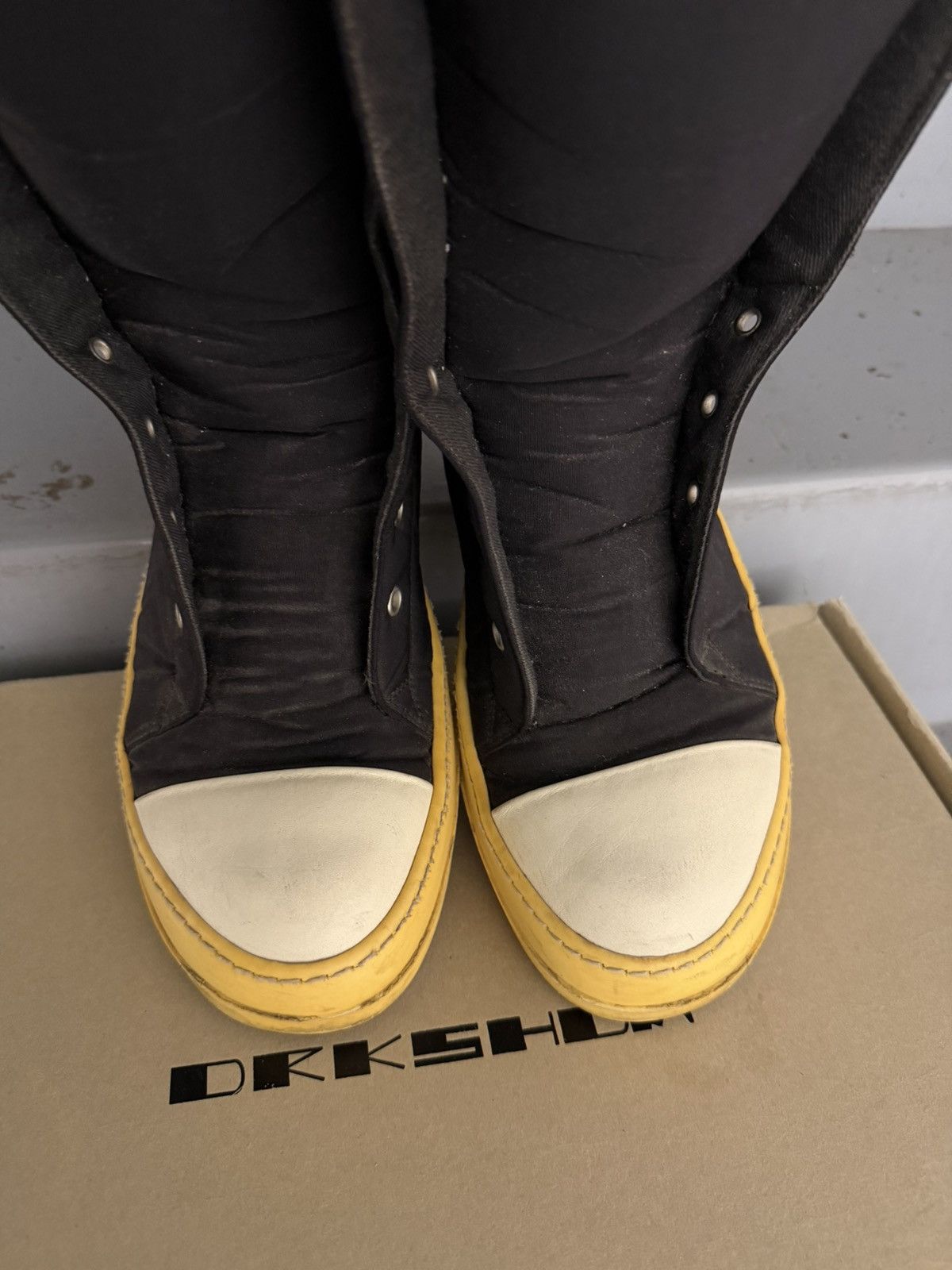 Rick Owens Drkshdw Rick Owens Drkshdw Ramones With Box Size US 8 / EU 41 - 14 Thumbnail