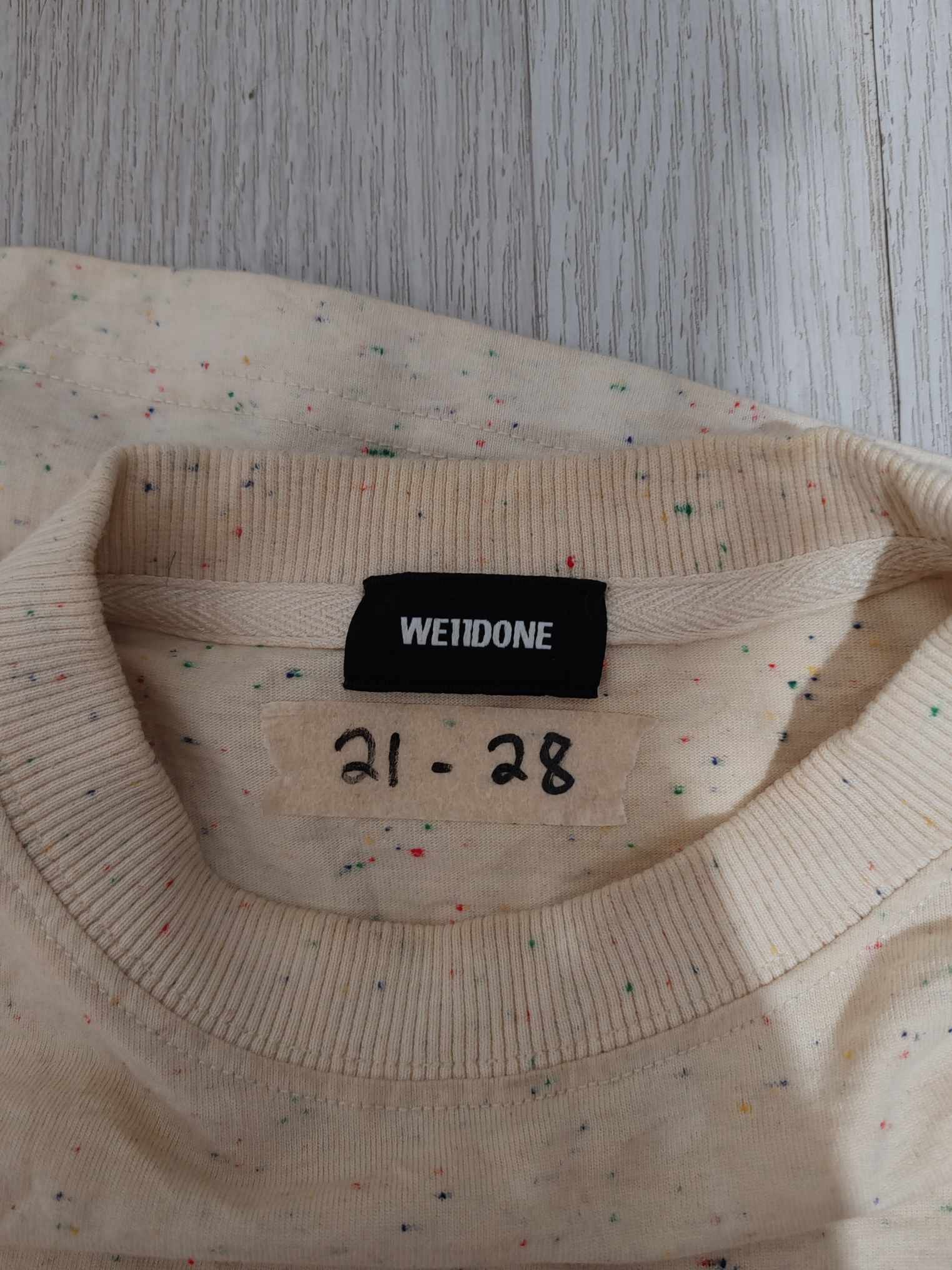 WE11DONE Welldone character print Size US S / EU 44-46 / 1 - 3 Thumbnail