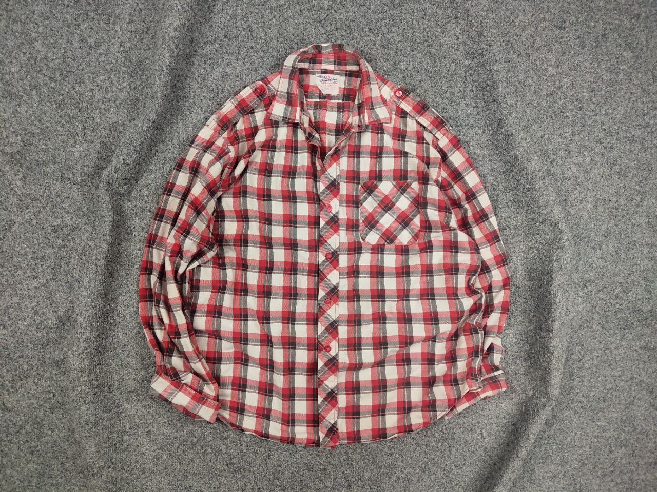 Japanese Brand Vintage 90's Friendship Japan Design Flannel Check Shirt Size US M / EU 48-50 / 2 - 1 Thumbnail