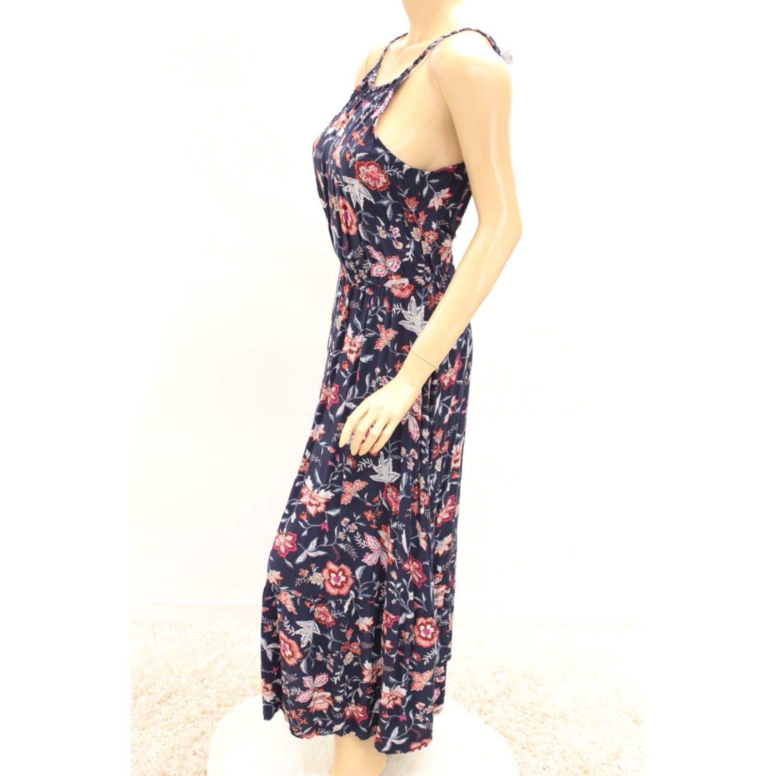 Old Navy Old Navy Waist Defined Dress Womens S Blue Maxi Boho Cottagecore Summer Vacation Size S / US 4 / IT 40 - 2 Thumbnail