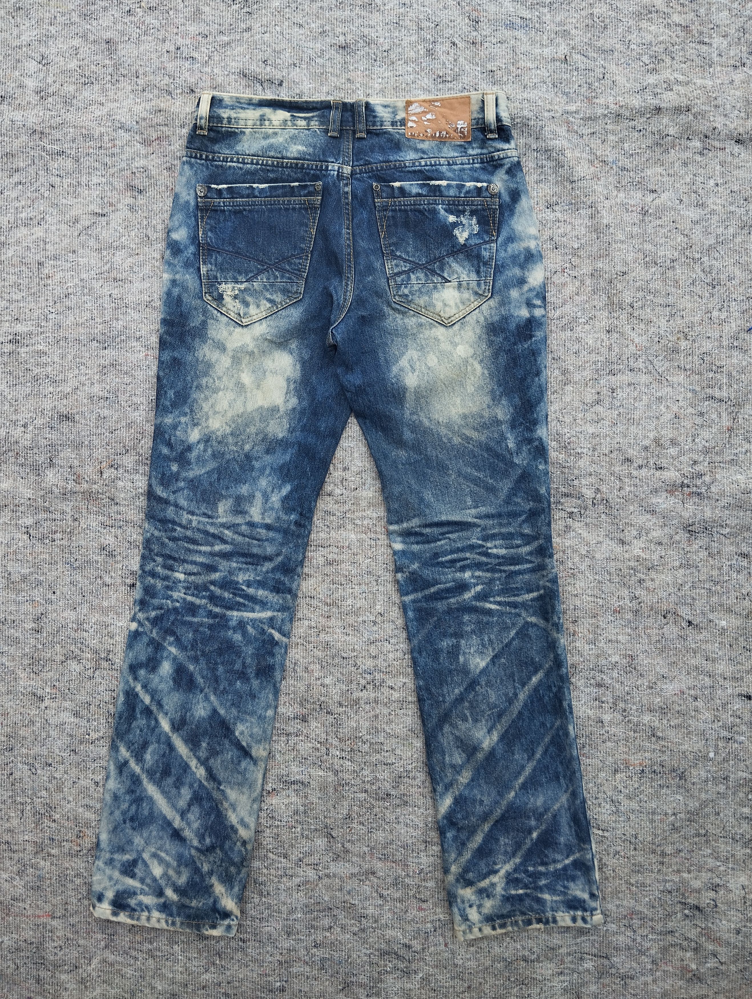 14th Addiction Acid litmus distressed washed jeans Size US 32 / EU 48 - 2 Thumbnail