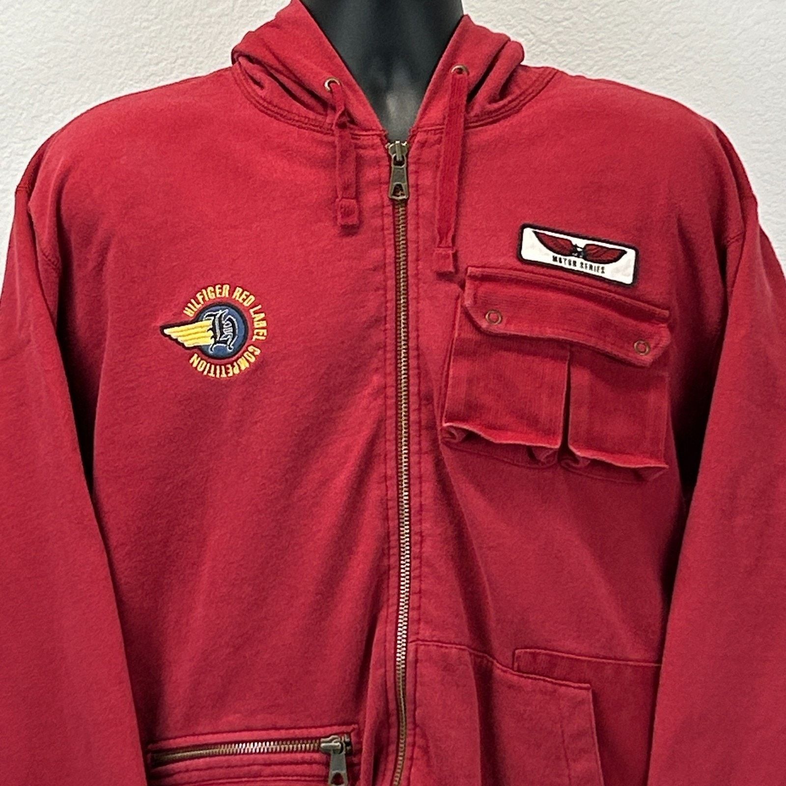 Tommy Hilfiger Tommy Hilfiger Denim Red Label Competition Hoodie XXL 2XL Size US XXL / EU 58 / 5 - 8 Thumbnail