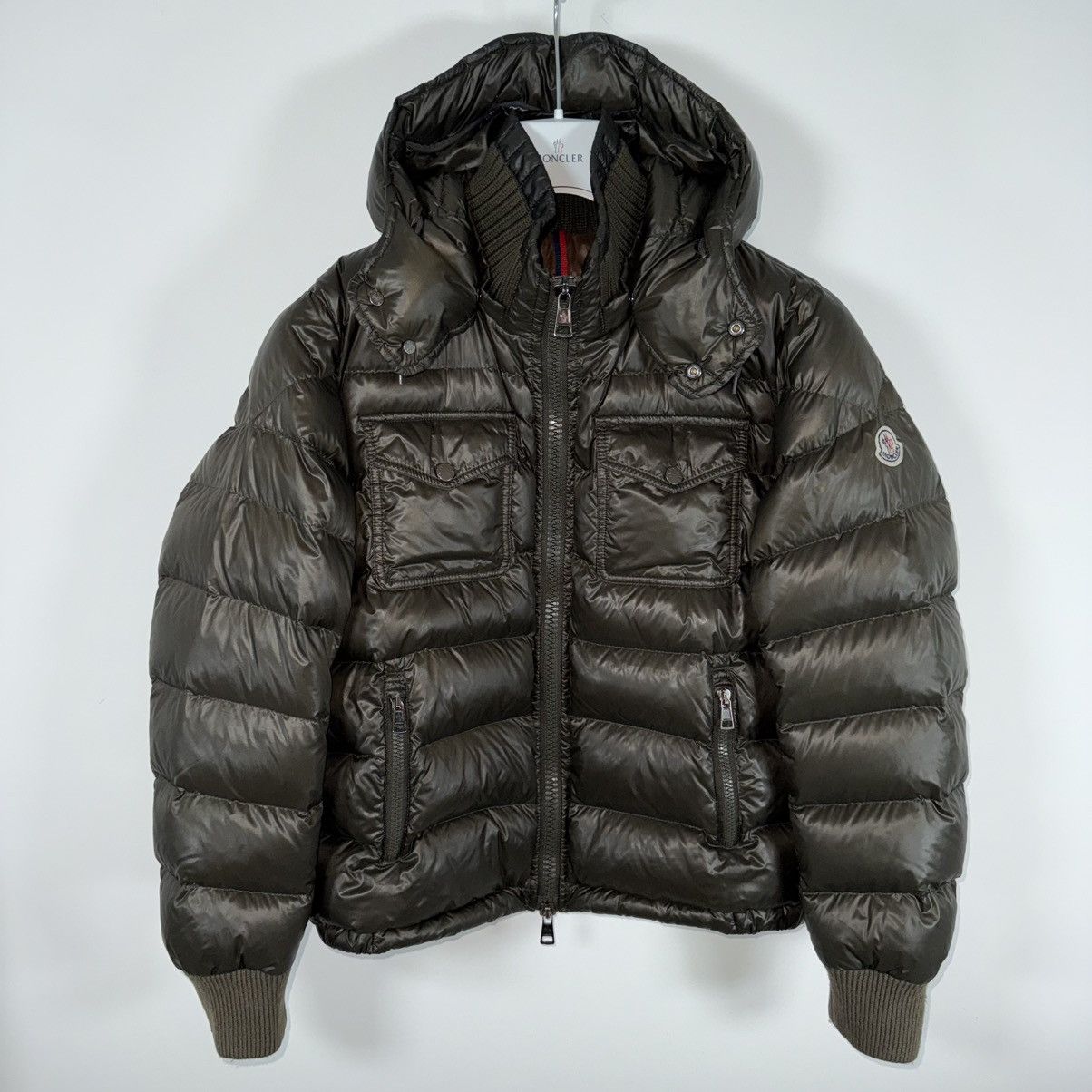 Moncler Moncler Fedor Men’s Down Puffer Jacket Size 1 (S) Gree Size US S / EU 44-46 / 1 - 1 Thumbnail