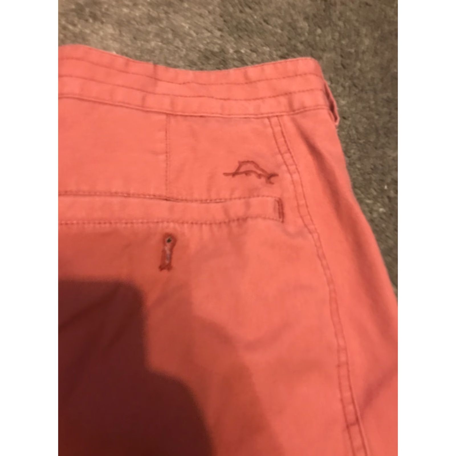 Tommy Bahama Tommy Bahama Cargo Shorts Men's Size 38 Belt Loops Red Cotton Blend Relaxed Canvas 9in Inseam Shorts Casual, Workwear, Travel, Beach Mens Size US 38 / EU 54 - 6 Thumbnail