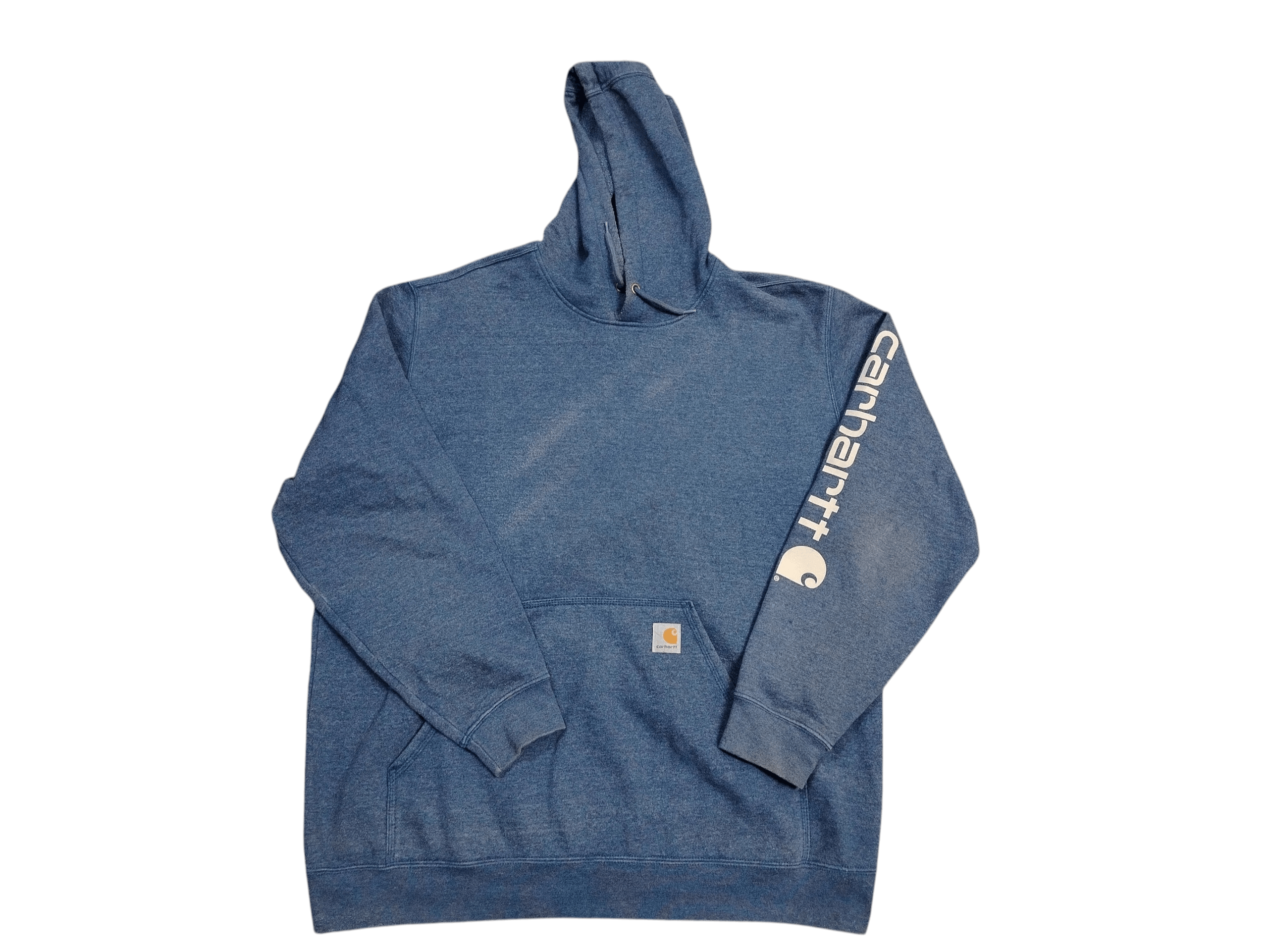 Carhartt Carhartt spellout sleeve pullover hoodie Size US XL / EU 56 / 4 - 1 Thumbnail