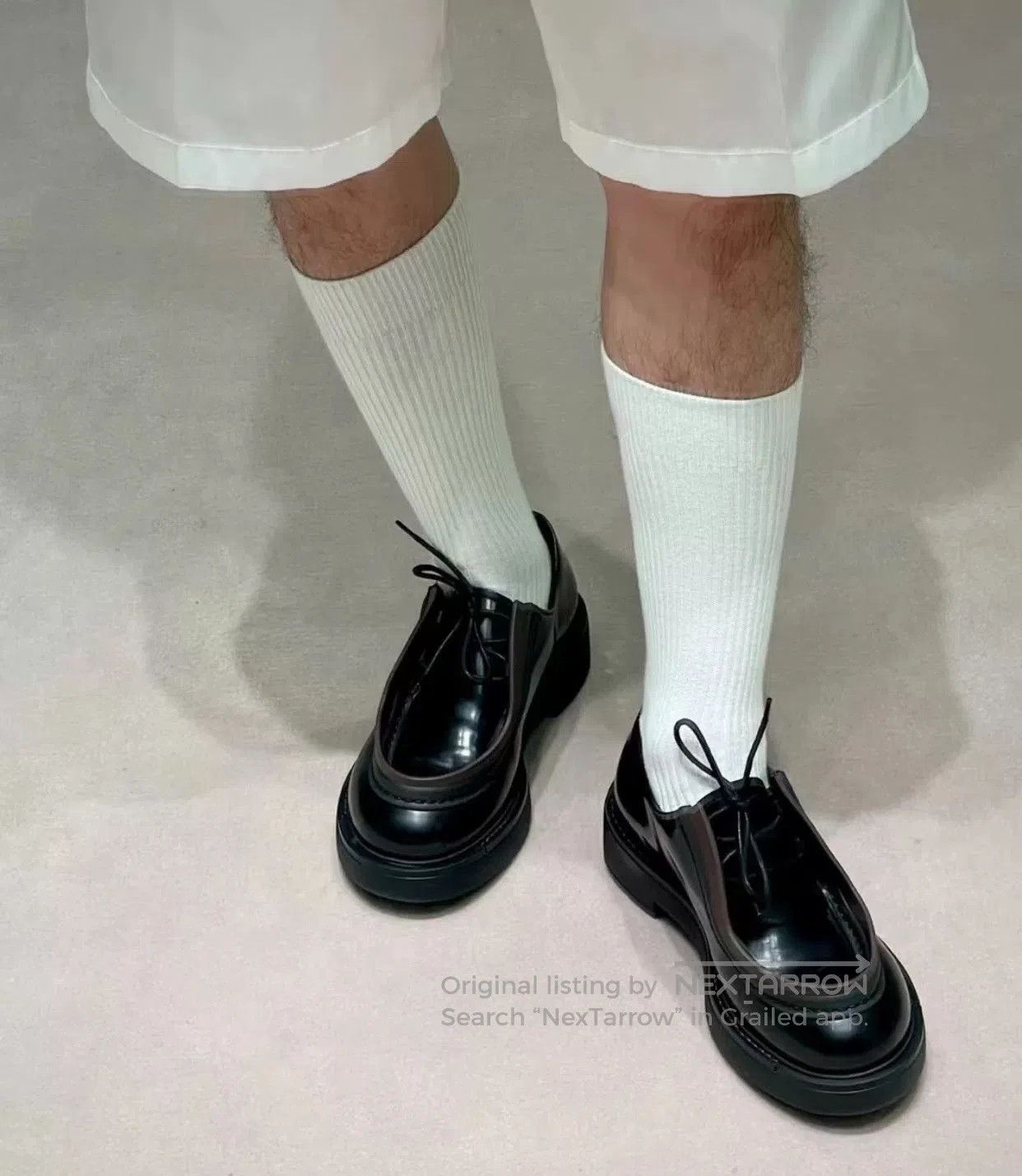 Prada prada raf simons black derby leather shoes. Size US 6 / EU 39 - 9 Thumbnail