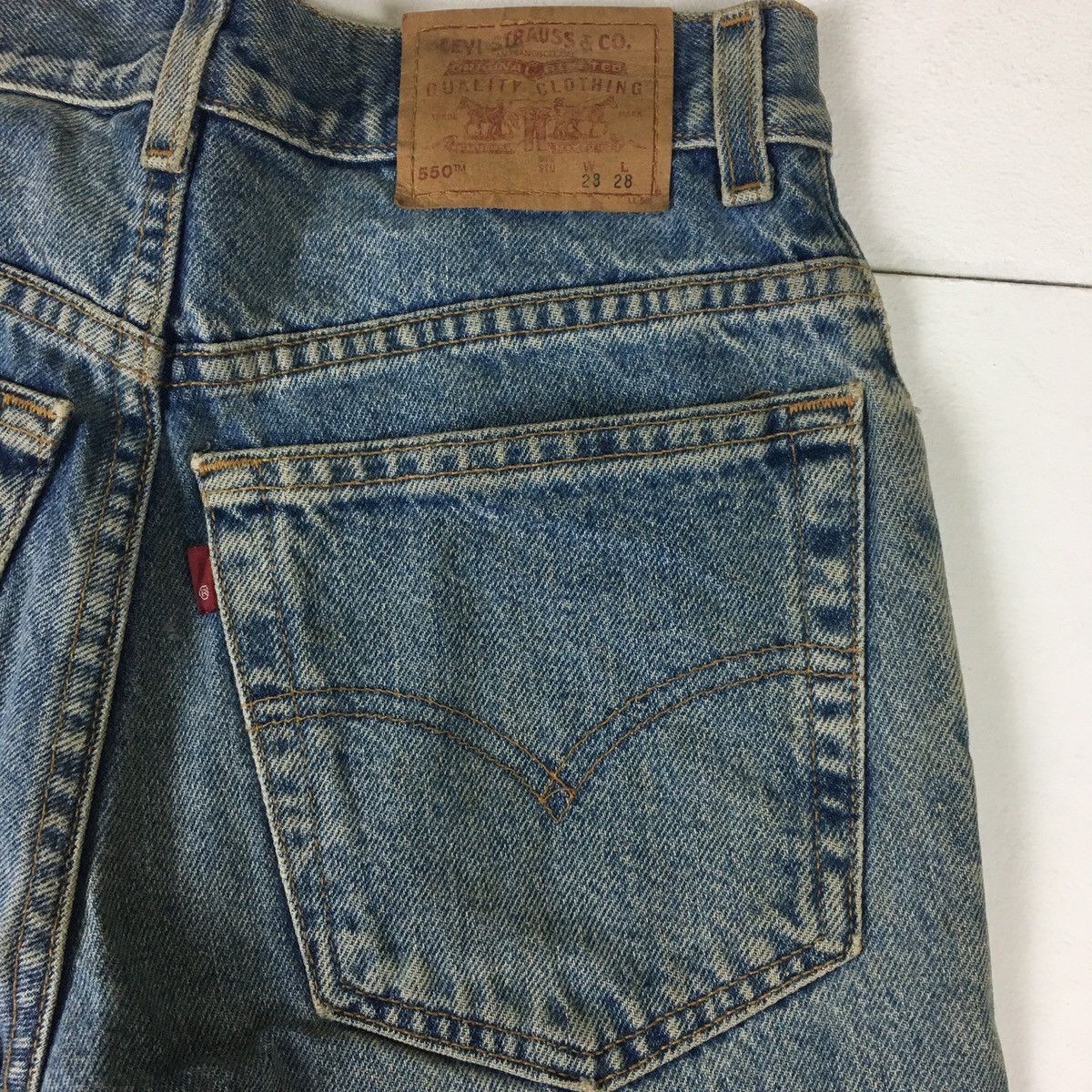 Levi's Vintage y2k Levi’s 550 Relaxed Fit Student Size US 28 / EU 44 - 9 Thumbnail