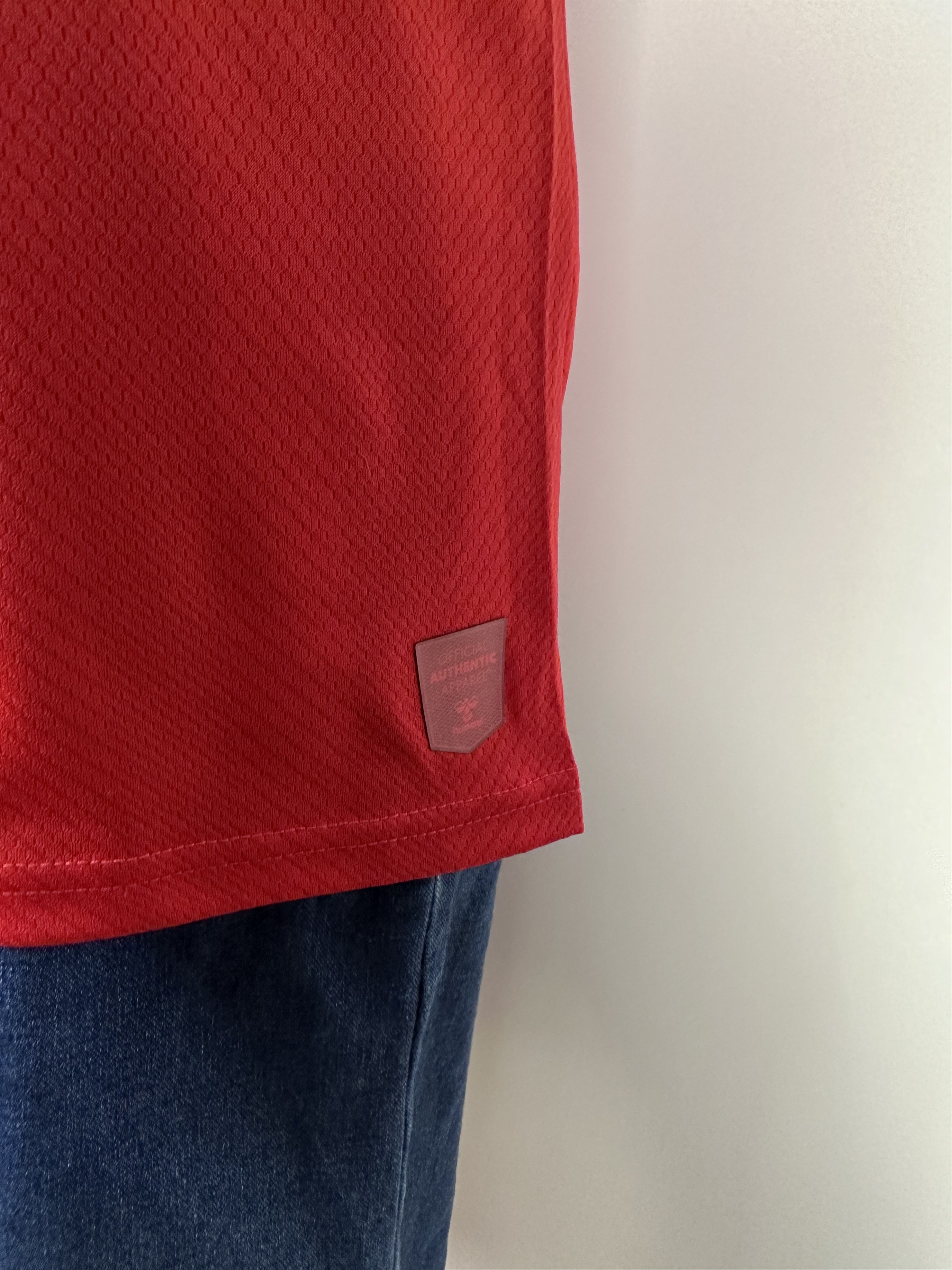 Hummel DENMARK 2022 2023 FOOTBALL SHIRT SOCCER JERSEY #25 LINDSTROM Size US S / EU 44-46 / 1 - 9 Thumbnail
