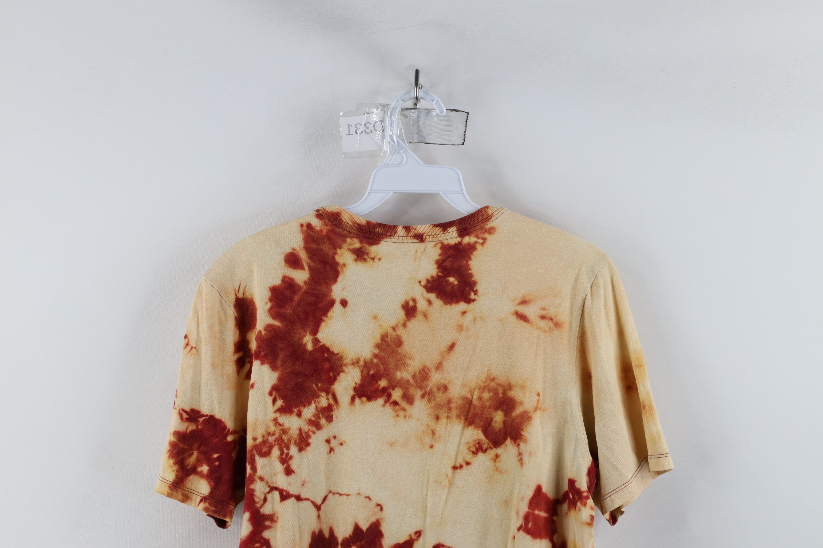 Nike × Vintage Vintage Nike Spell Out Run All Out Acid Wash T-Shirt Size US S / EU 44-46 / 1 - 11 Thumbnail
