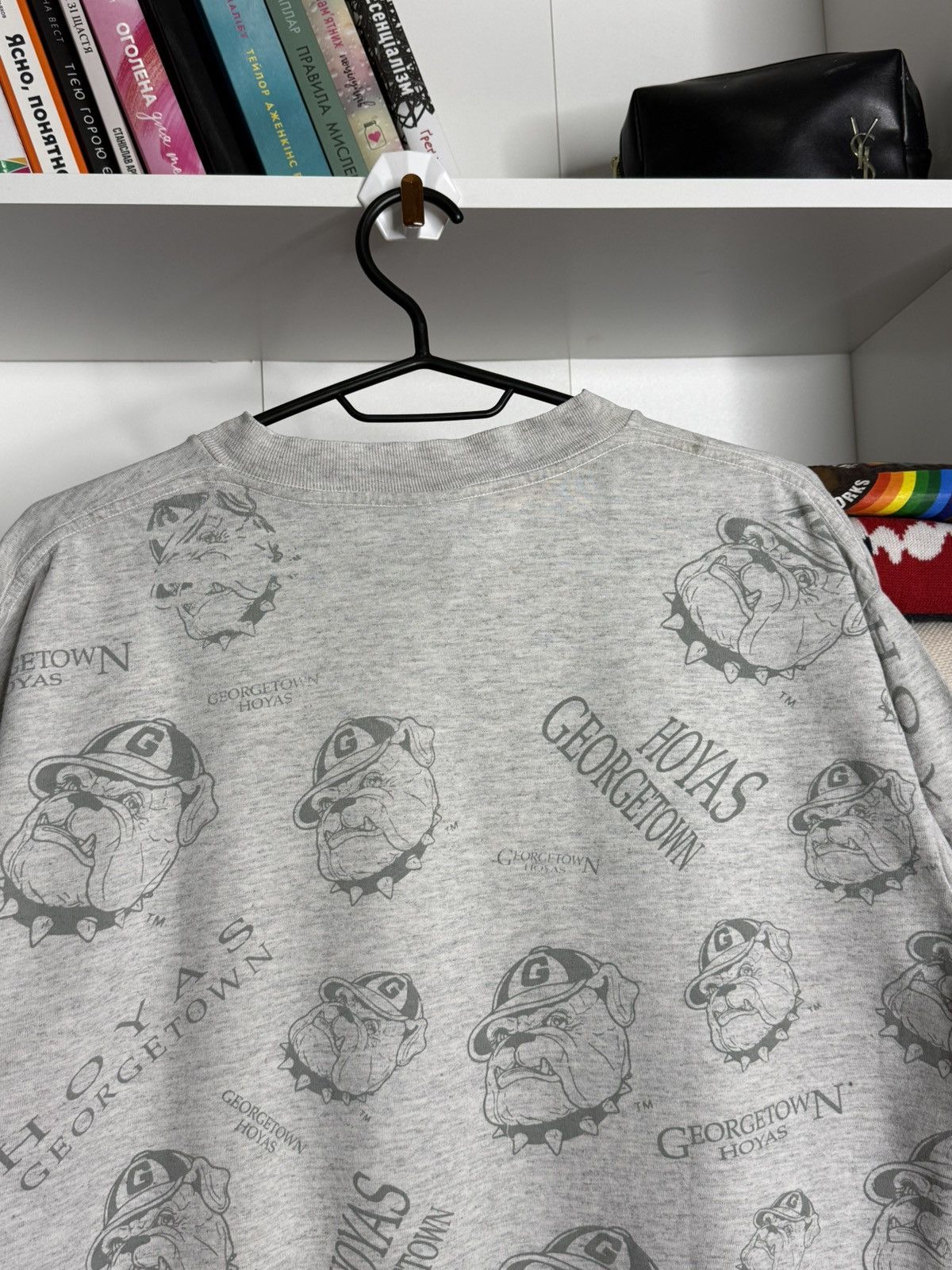 Other Vintage Georgetown Hoyas Active Image 1991 tshirt size L Size US L / EU 52-54 / 3 - 16 Thumbnail