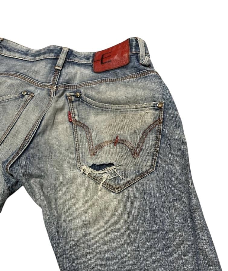 Edwin Vintage Edwin Curve Leg Jeans Distressed Size US 30 / EU 46 - 10 Thumbnail