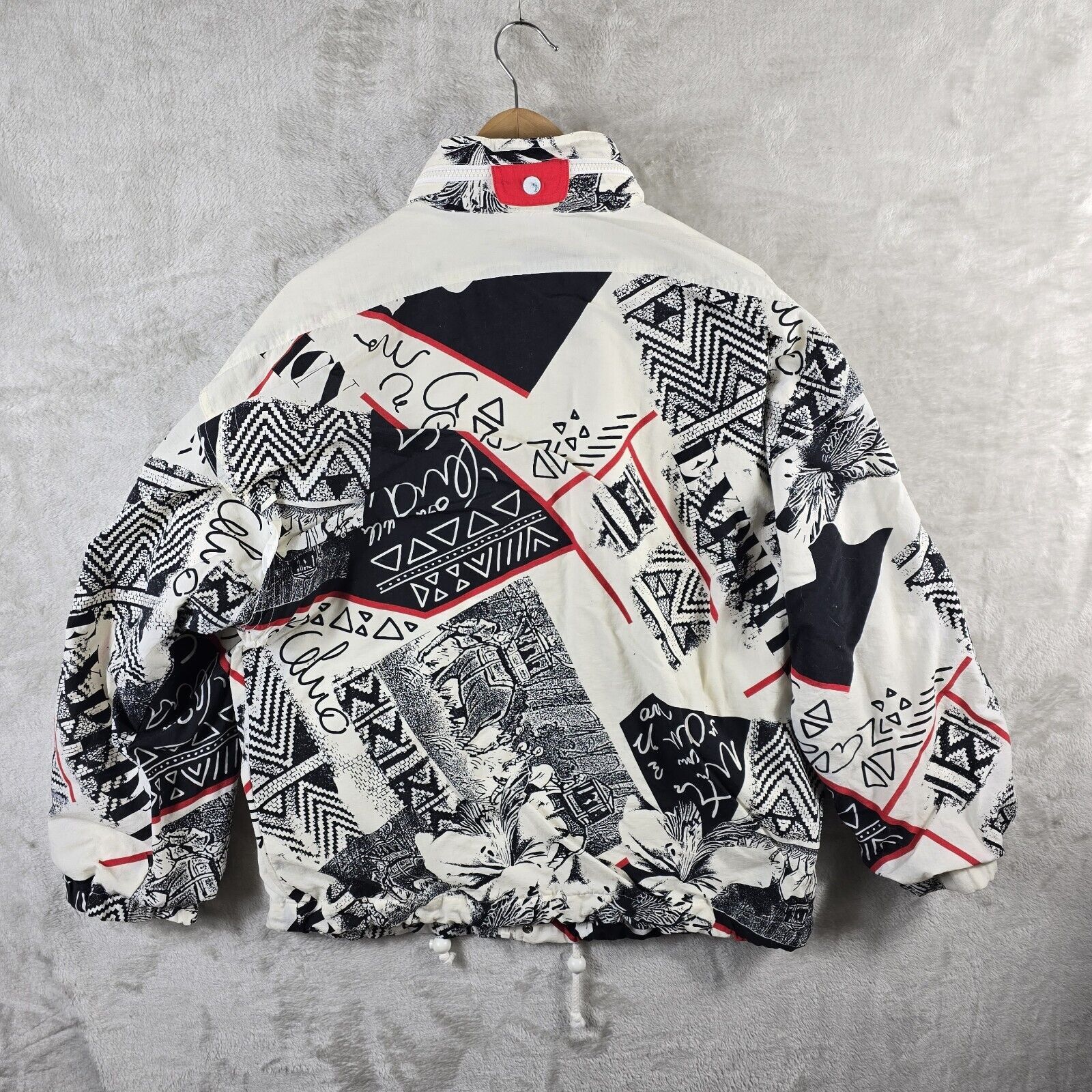 Vintage Vintage 80s Move Sport Small Jacket Graffiti Print AOP Size S / US 4 / IT 40 - 19 Thumbnail