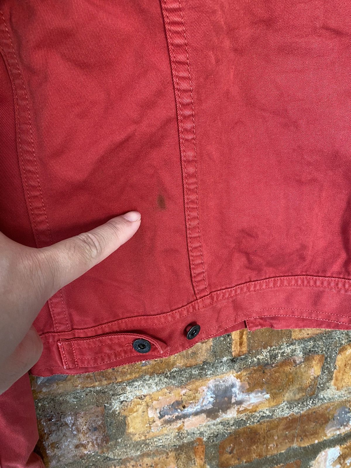 Dolce & Gabbana 2000s DG red lights trucker Jacket Size US XS / EU 42 / 0 - 12 Thumbnail