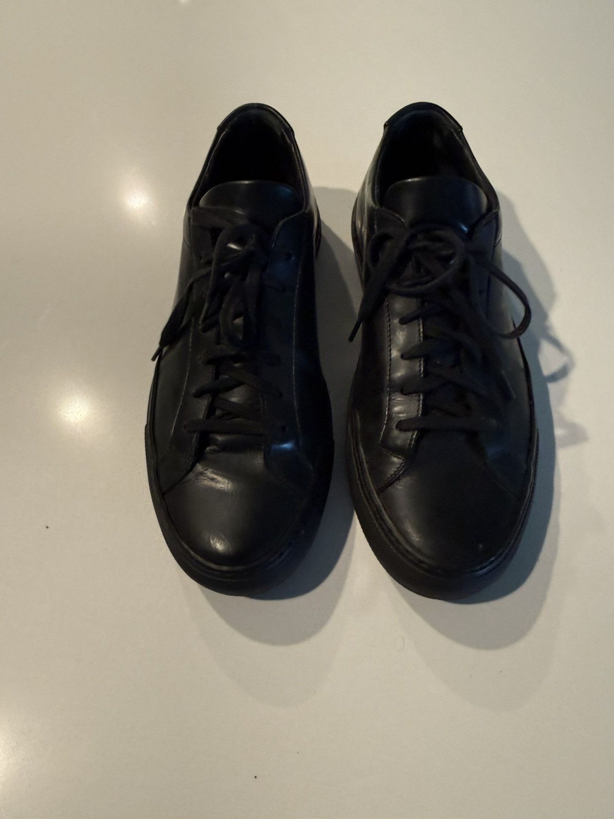 Common Projects Black Leather Common Projects sneakers Size US 7 / EU 40 - 4 Thumbnail