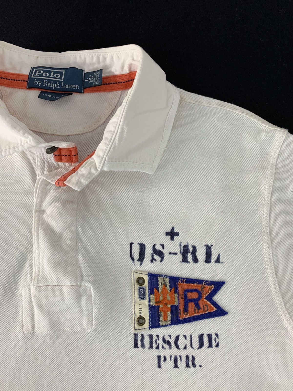 Polo Ralph Lauren Vintage US Coastal Patrol RL Rescue PTR PRL Tee Size US L / EU 52-54 / 3 - 5 Thumbnail