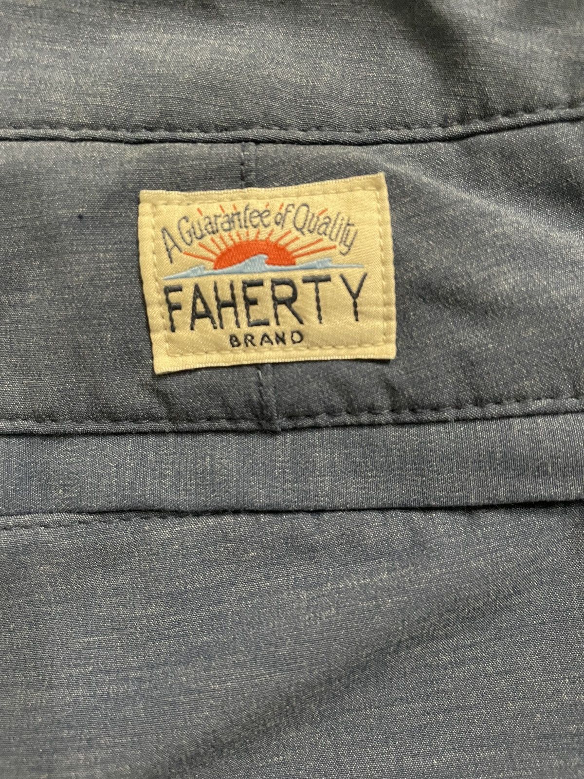 Faherty Faherty Blue Shorts (32 waist, 8 inch inseam) Size US 32 / EU 48 - 4 Thumbnail