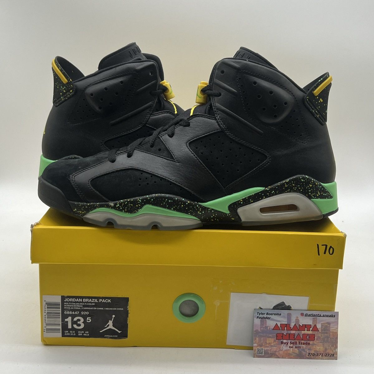 Jordan Brand Air Jordan 6 Brazil pack Size US 13 / EU 46 - 1 Thumbnail