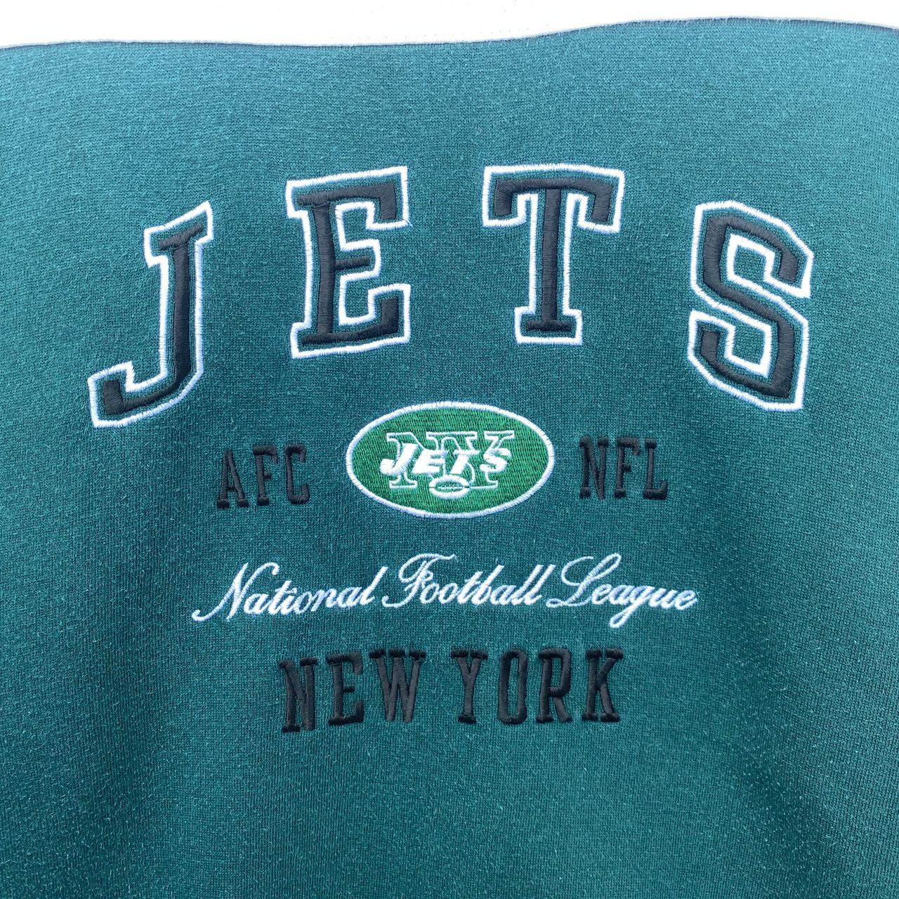 NFL NEW YORK JETS SWEATSHIRT MEDIUM PULLOVER STRIPED Size US M / EU 48-50 / 2 - 4 Thumbnail