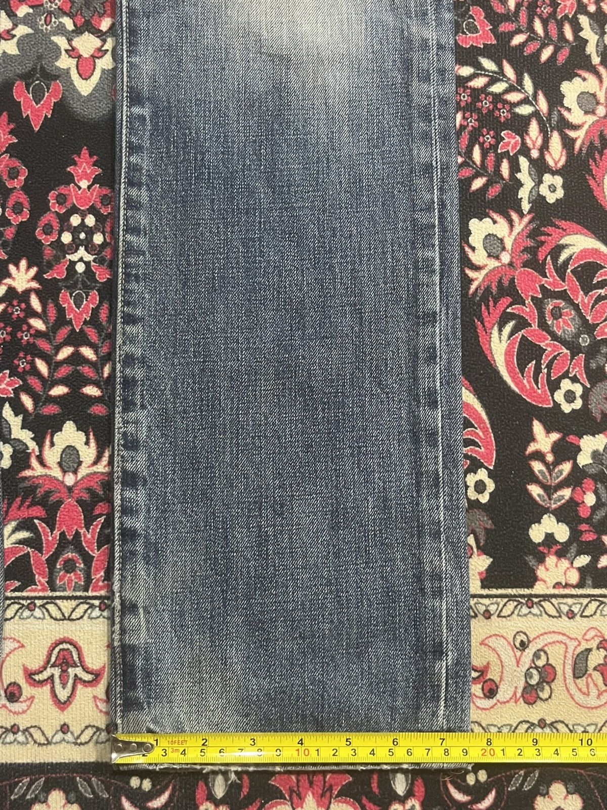 Levi's Vintage Levi’s 501 Blue Faded Washed Distress Straight Jeans Size US 31 - 18 Thumbnail
