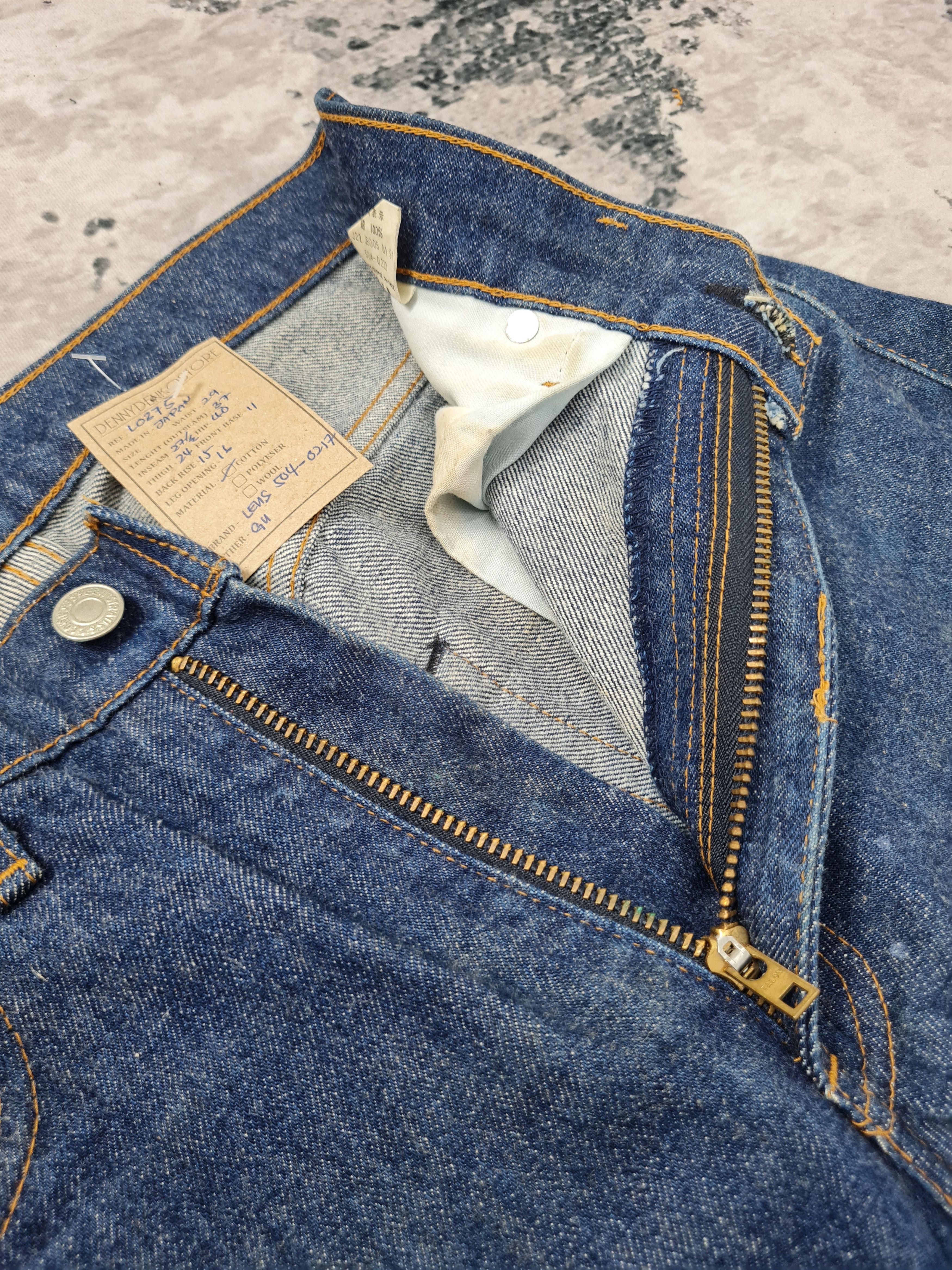 Levi's Vintage Clothing Vintage LEVIS 504-0217 Cropped Blue Jeans L0375 Size 29X27.5 Size US 29 - 9 Thumbnail
