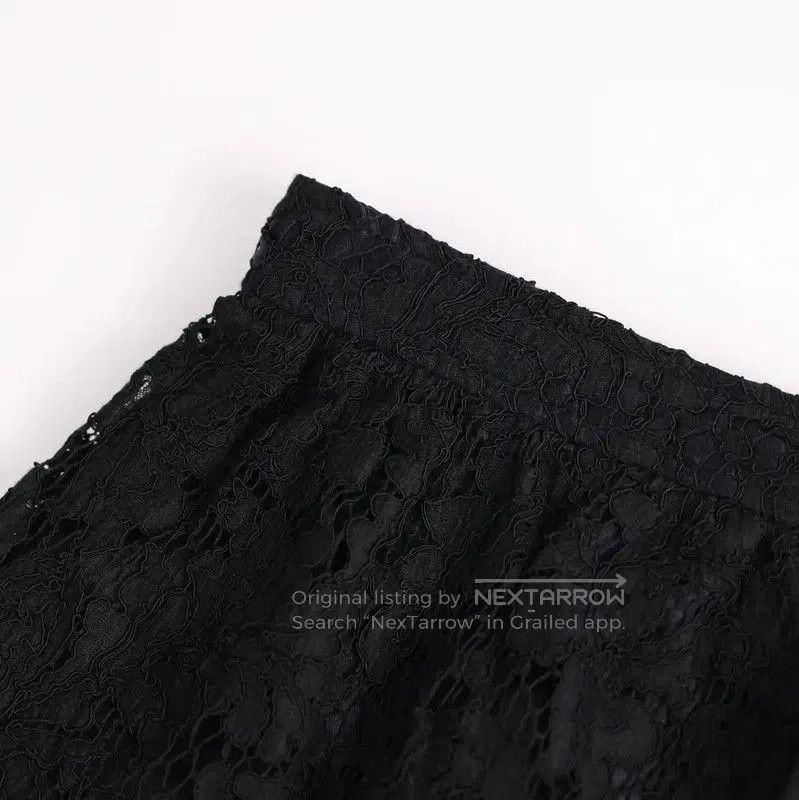 Yves Saint Laurent YSL Black Lace Short Skirt in XS Size . Size 23" - 7 Thumbnail